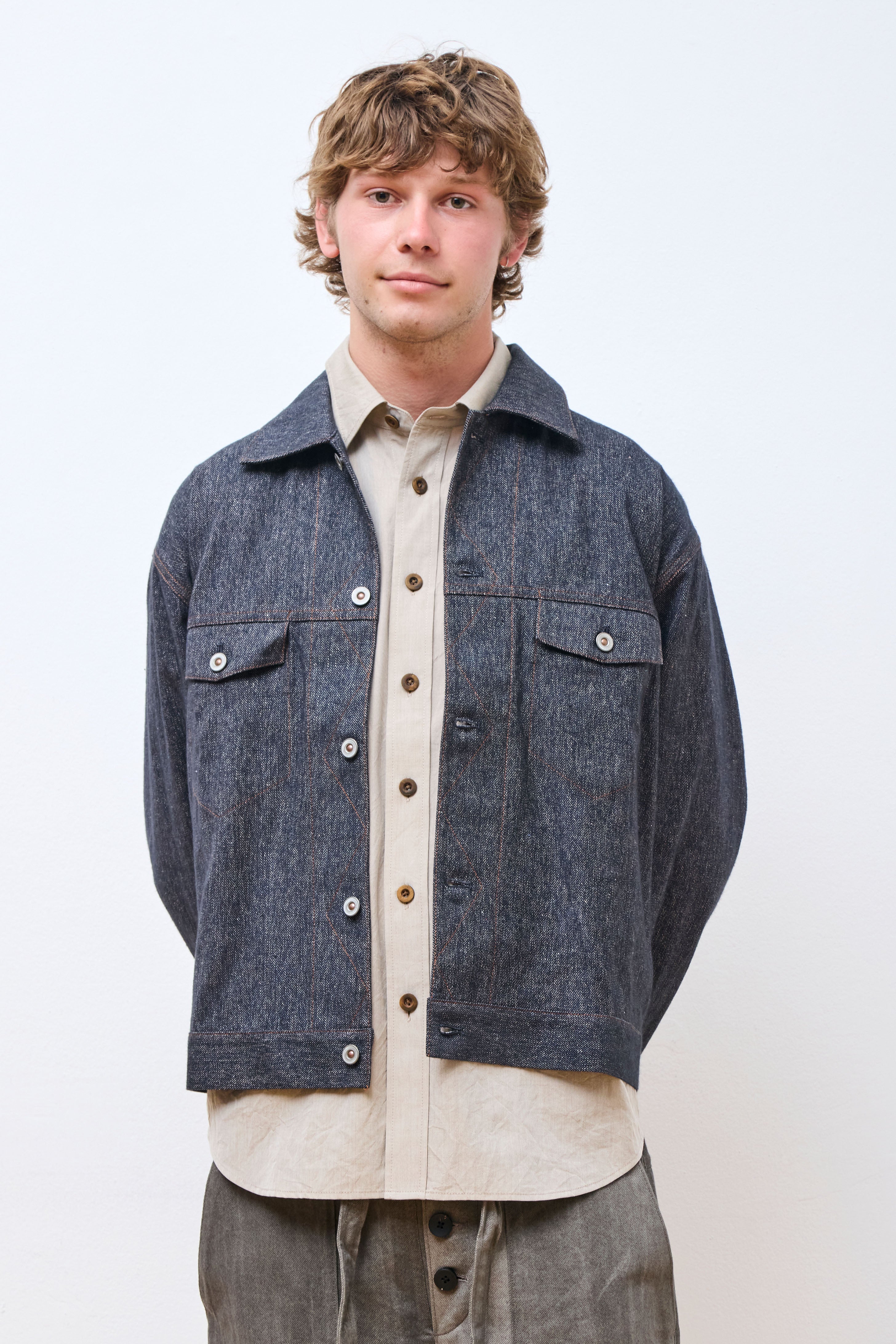 Trucker Jacket Soft Denim