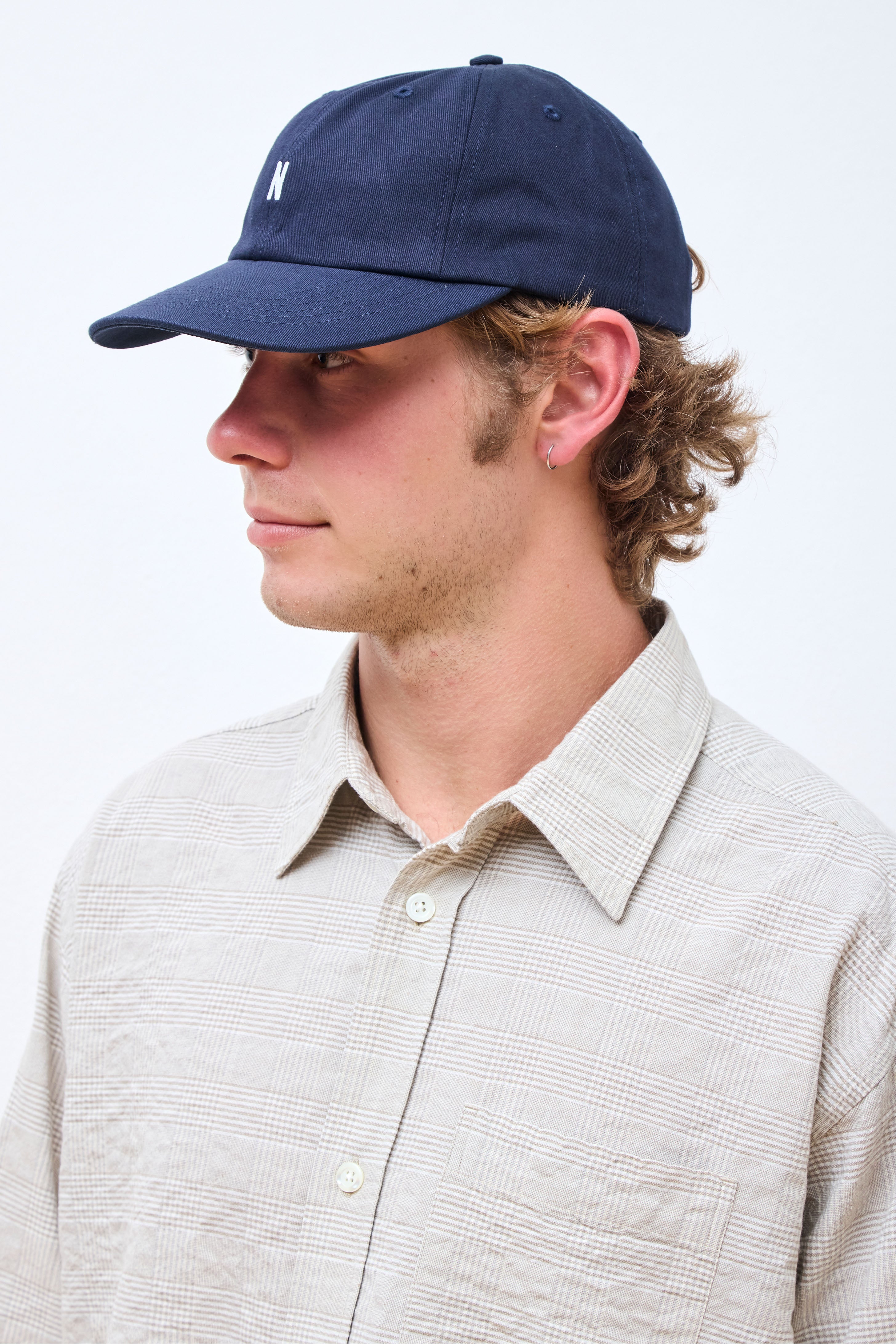 Twill Sports Cap Dark Navy