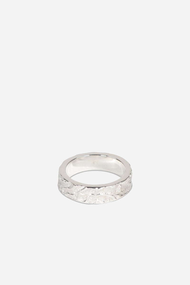 TYPE 004 Crumpled Ring 925 Sterling Silver