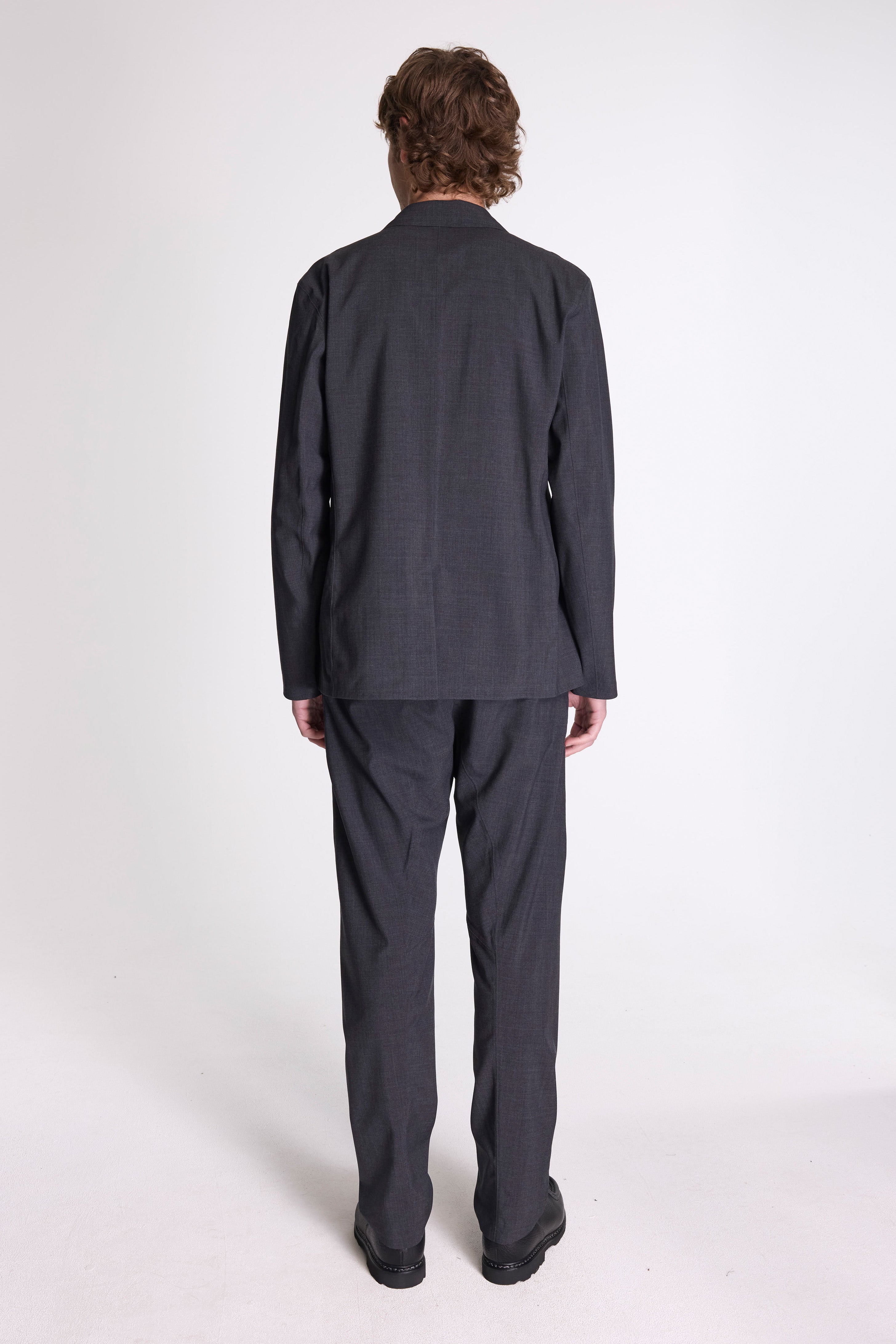 Convex Wool Blazer M Black Heather