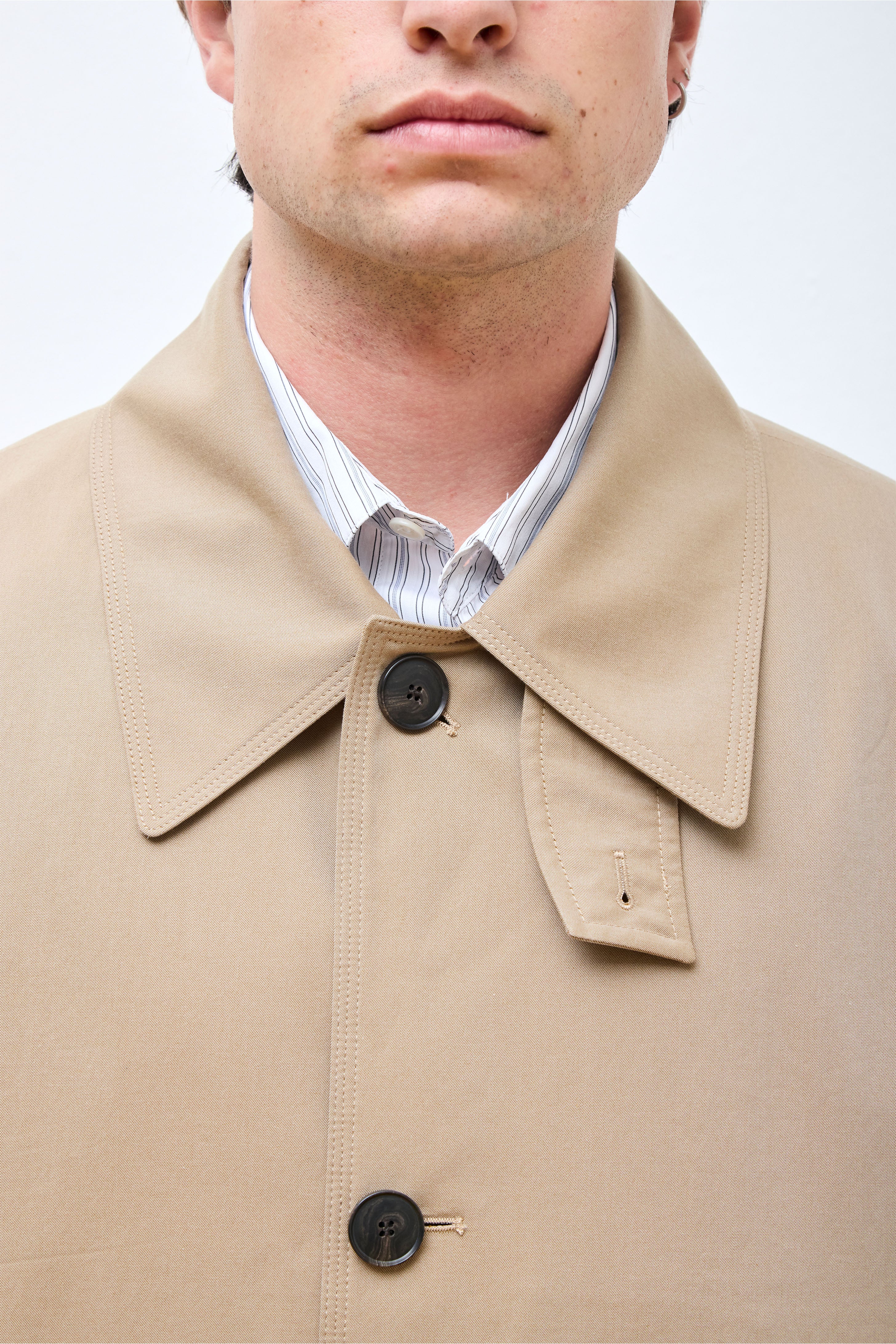 Venture Coat Sand Gabardine