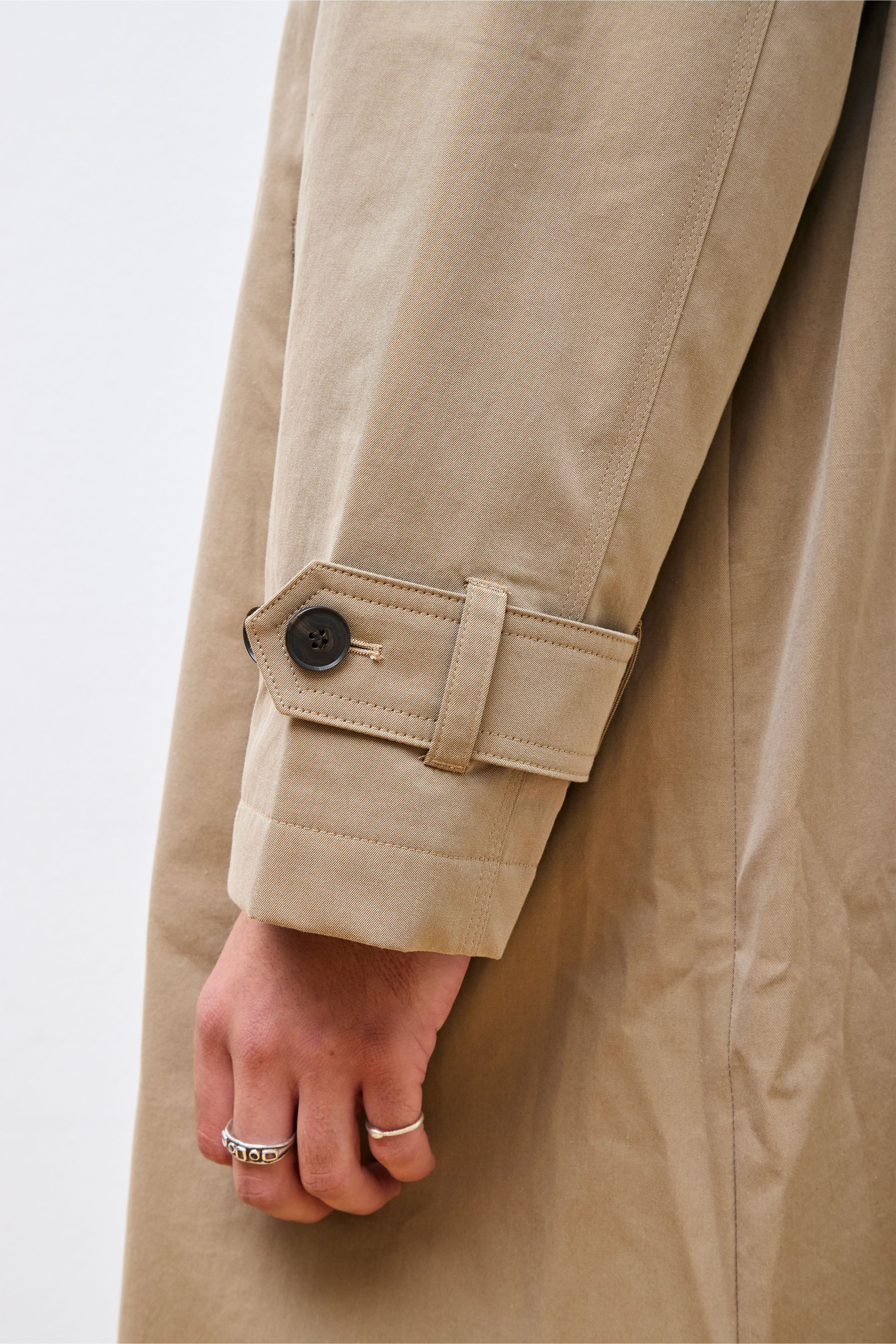 Venture Coat Sand Gabardine