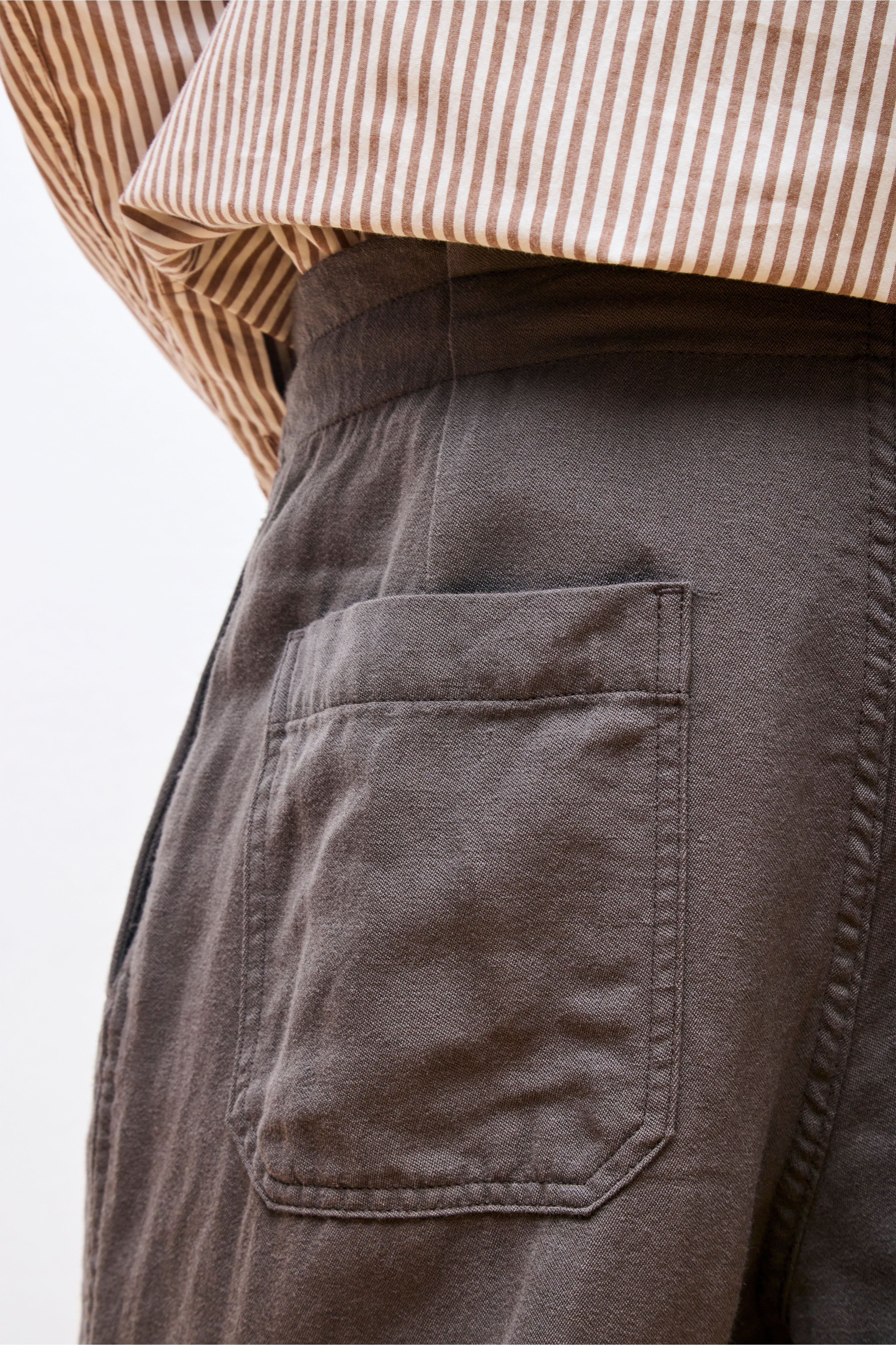 Voyager Easy Pants W/L Twill Brown