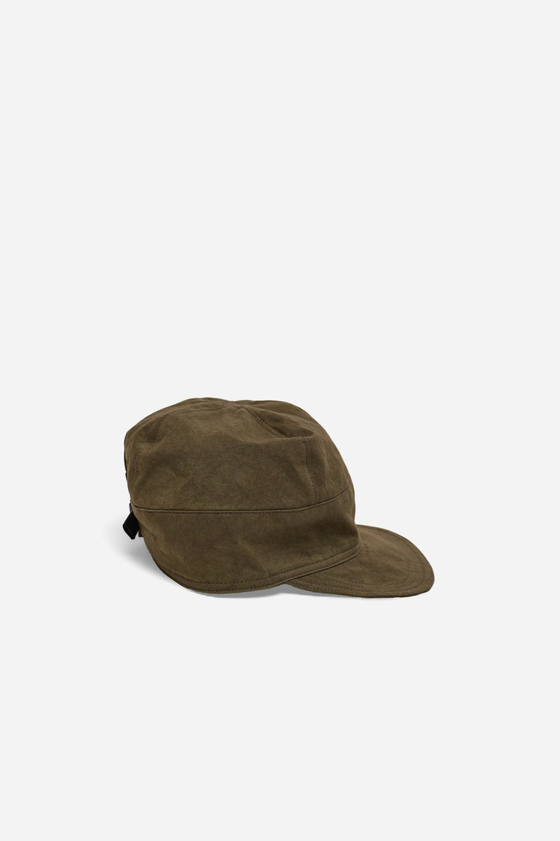 Work Cap Dense Weave Cotton Khaki