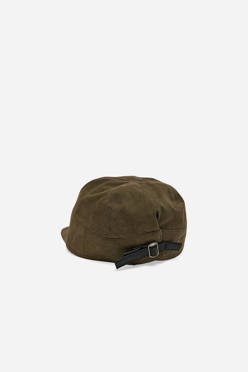 Work Cap Dense Weave Cotton Khaki