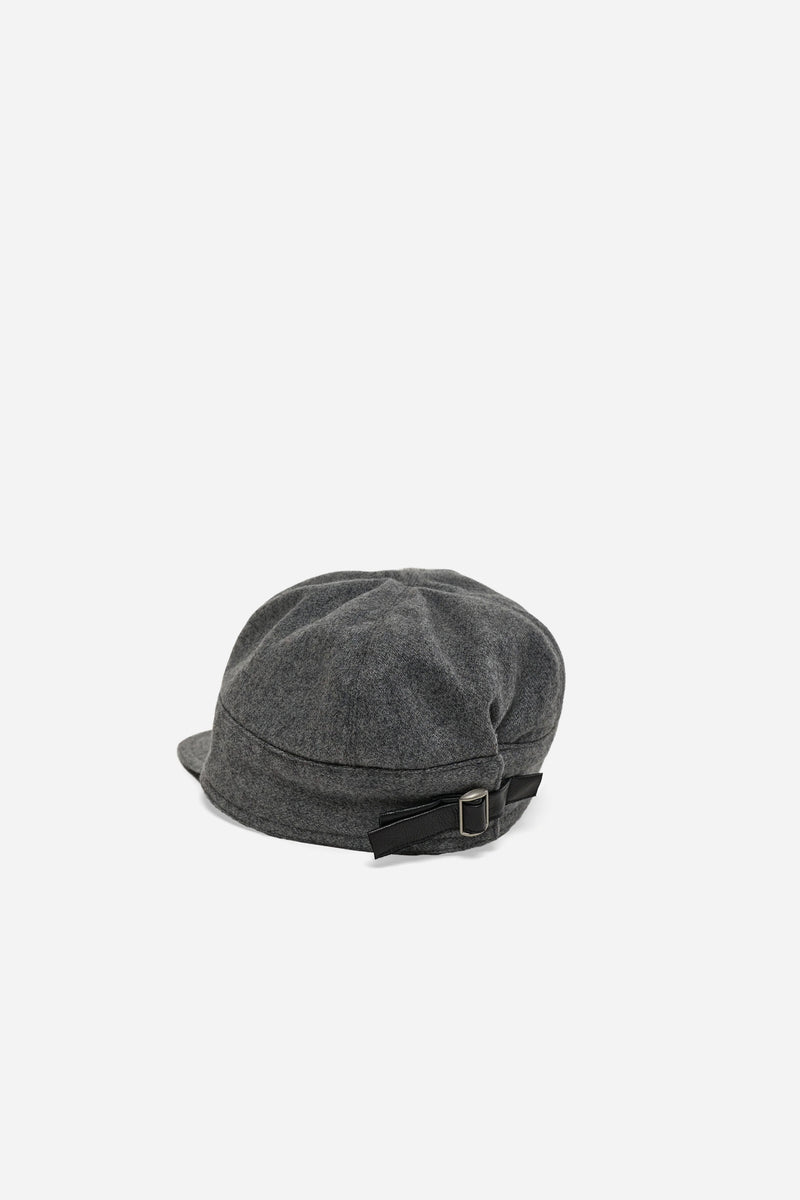 Work Cap Melton Wool Grey