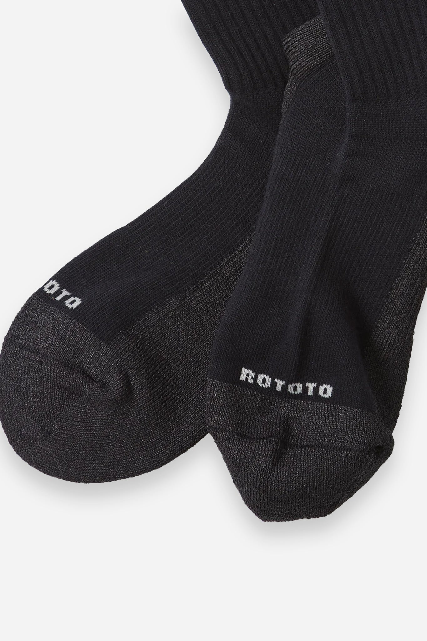 Washi Cushion Crew Socks Black