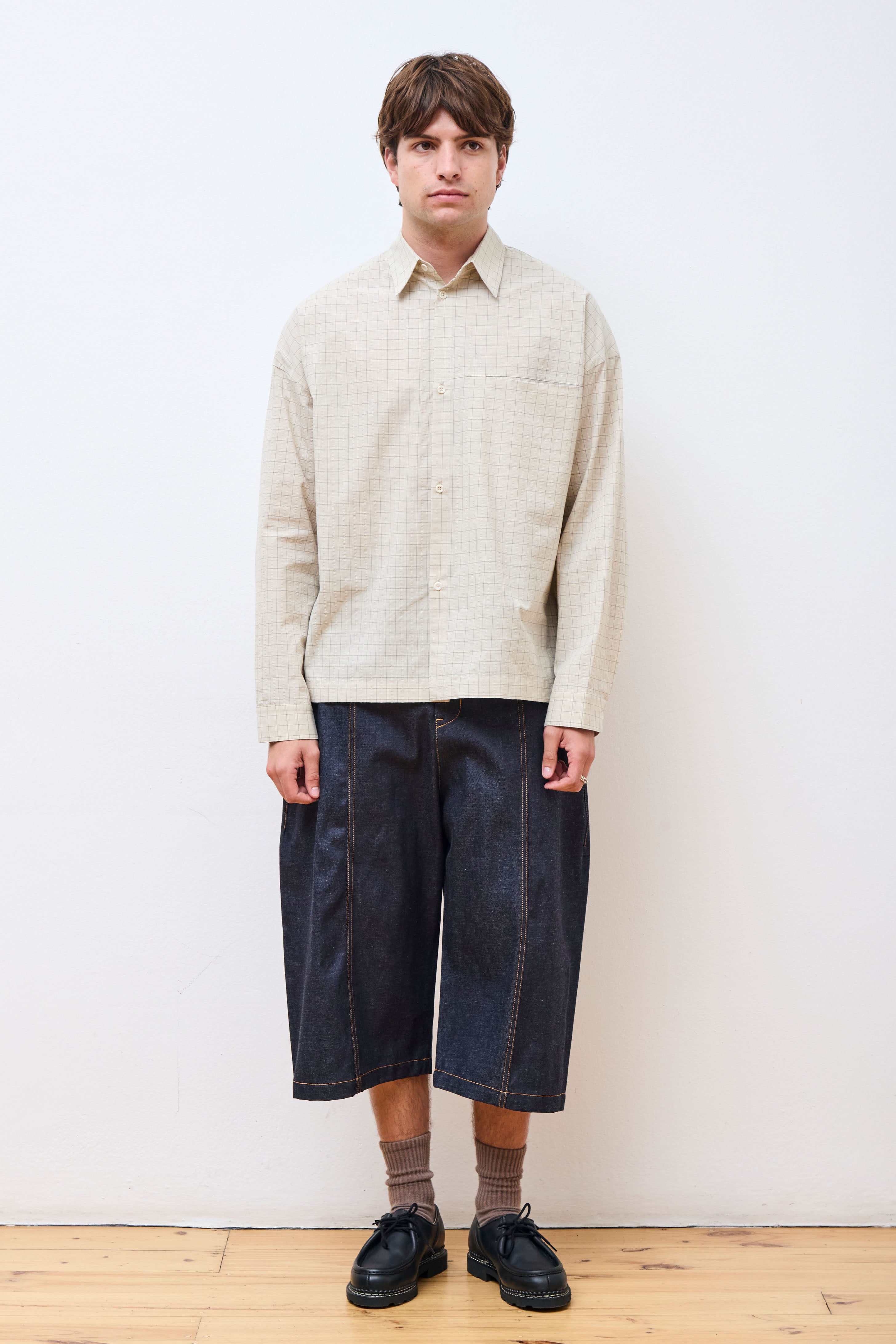 Welt Shorts Raw Denim