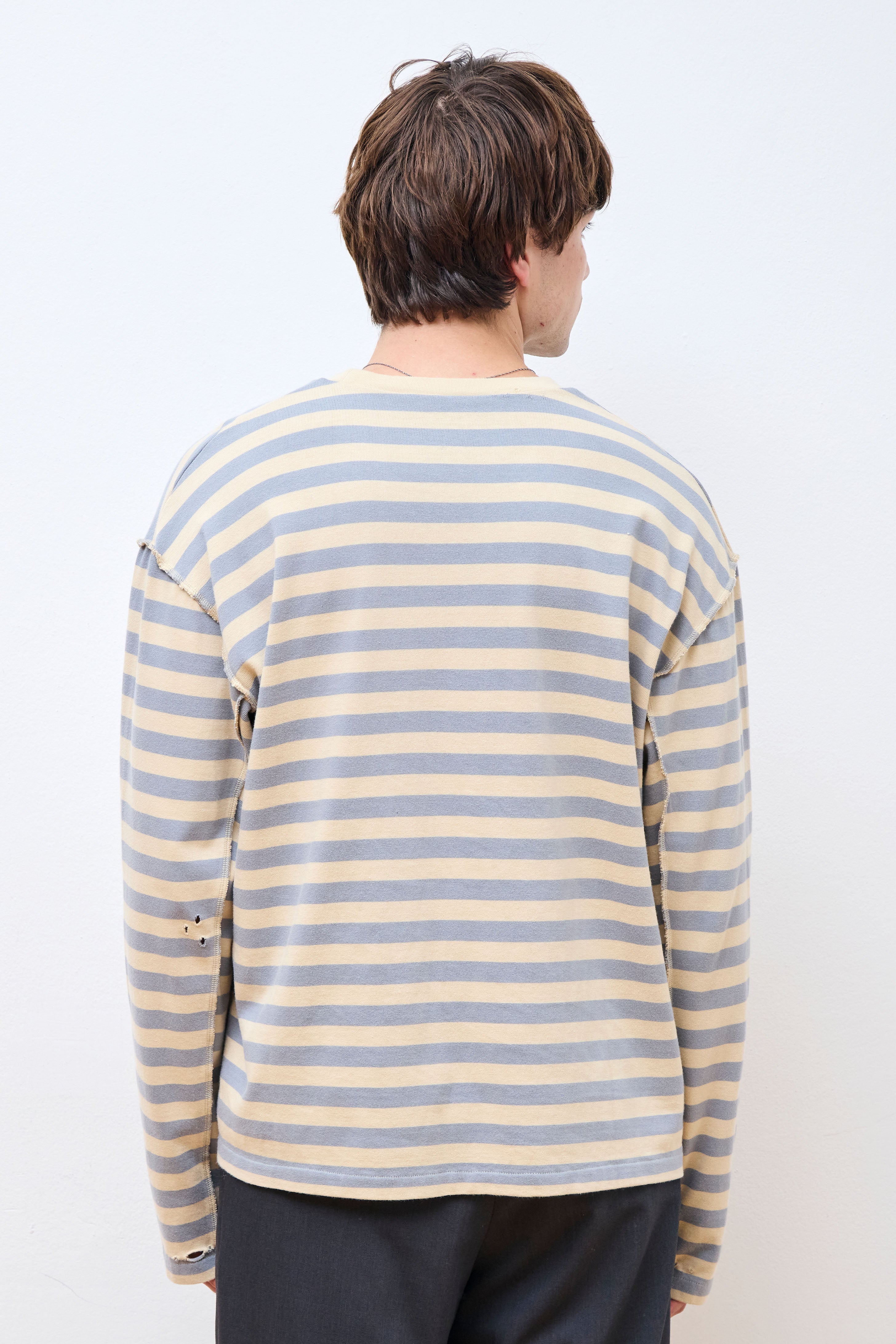 Wide Stripe Sweater Greige