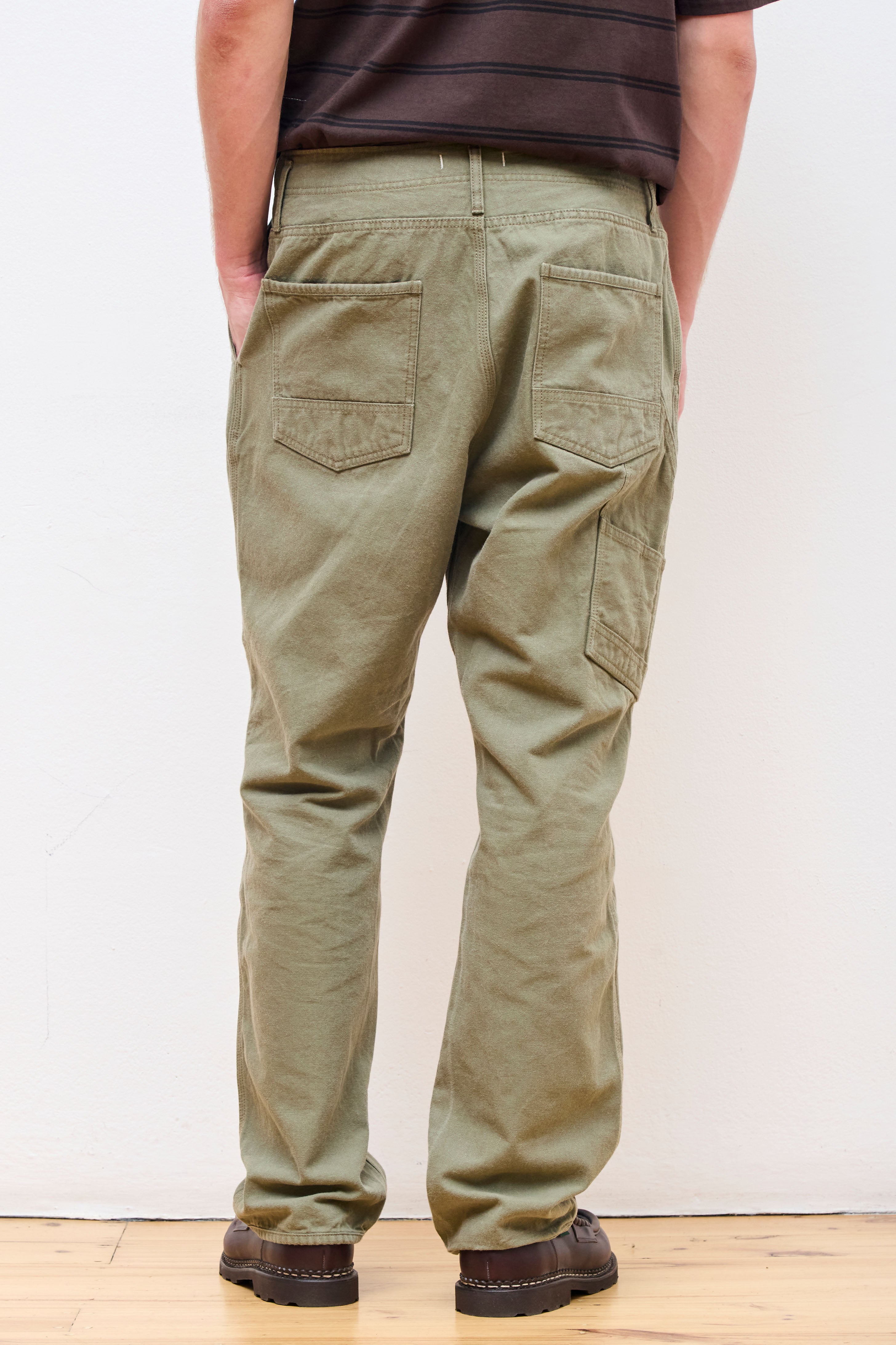 Worker Trousers Sulfur Dye Khaki