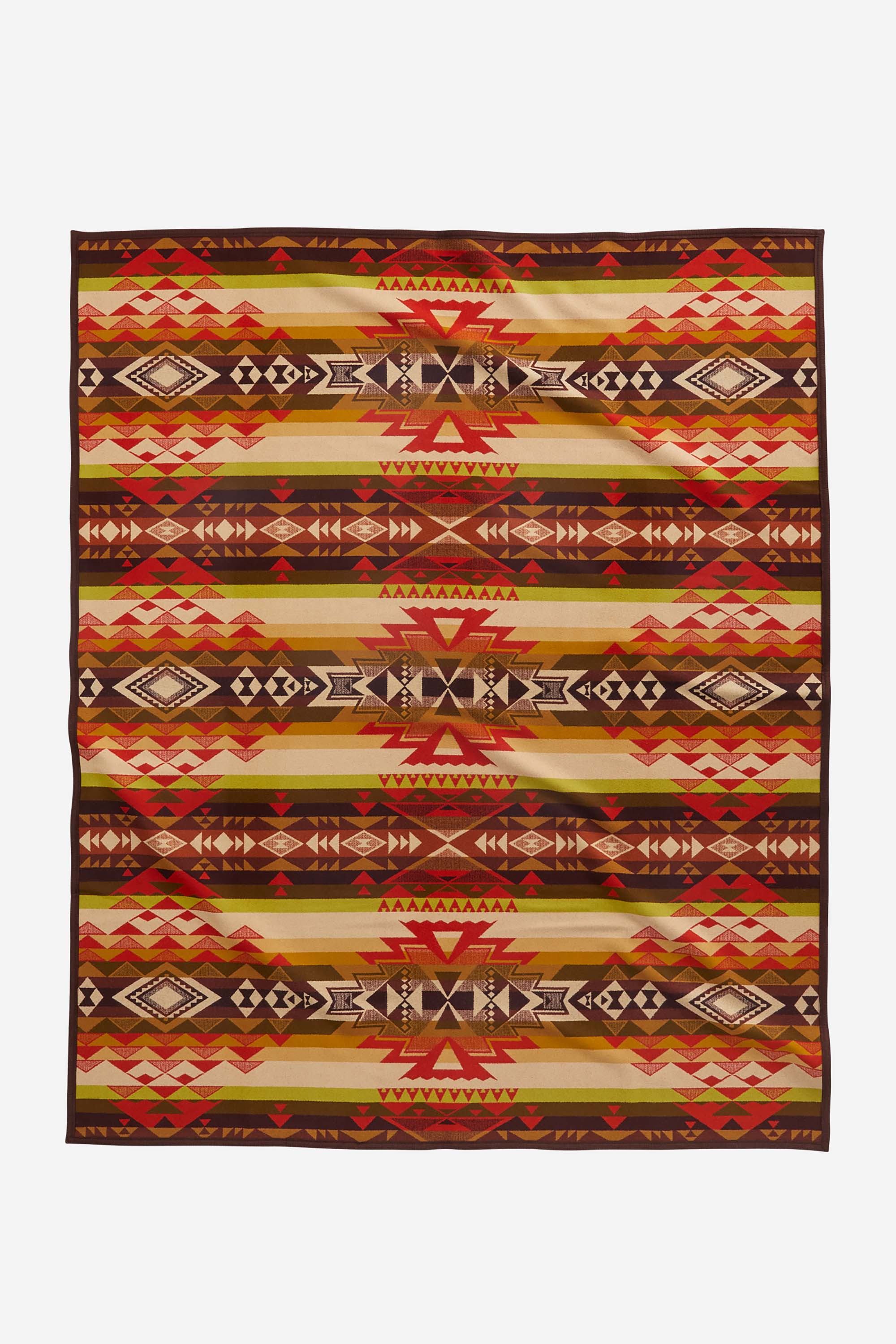 Limited Edition Jacquard Blanket Highland Peak Red