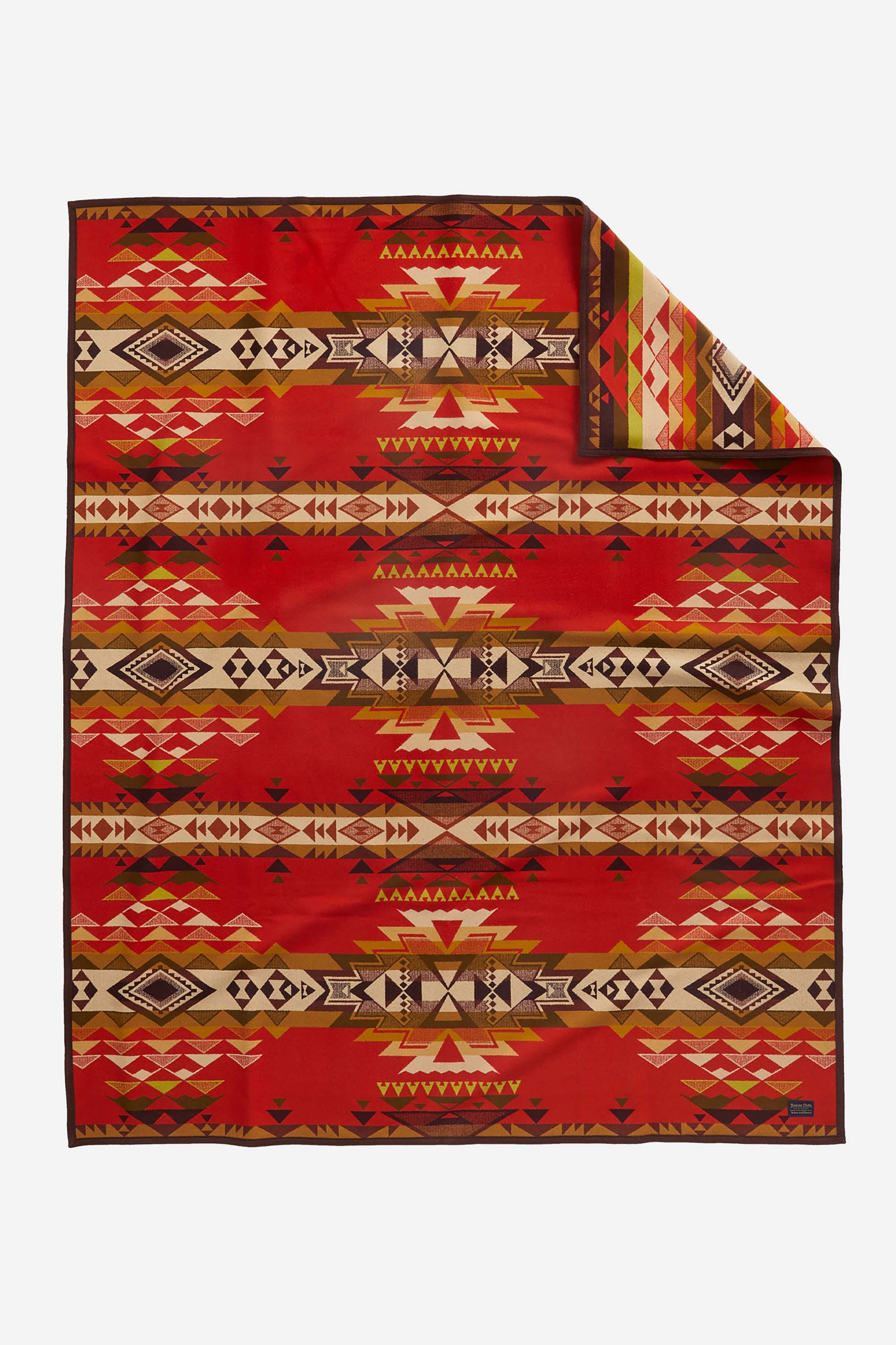 Limited Edition Jacquard Blanket Highland Peak Red