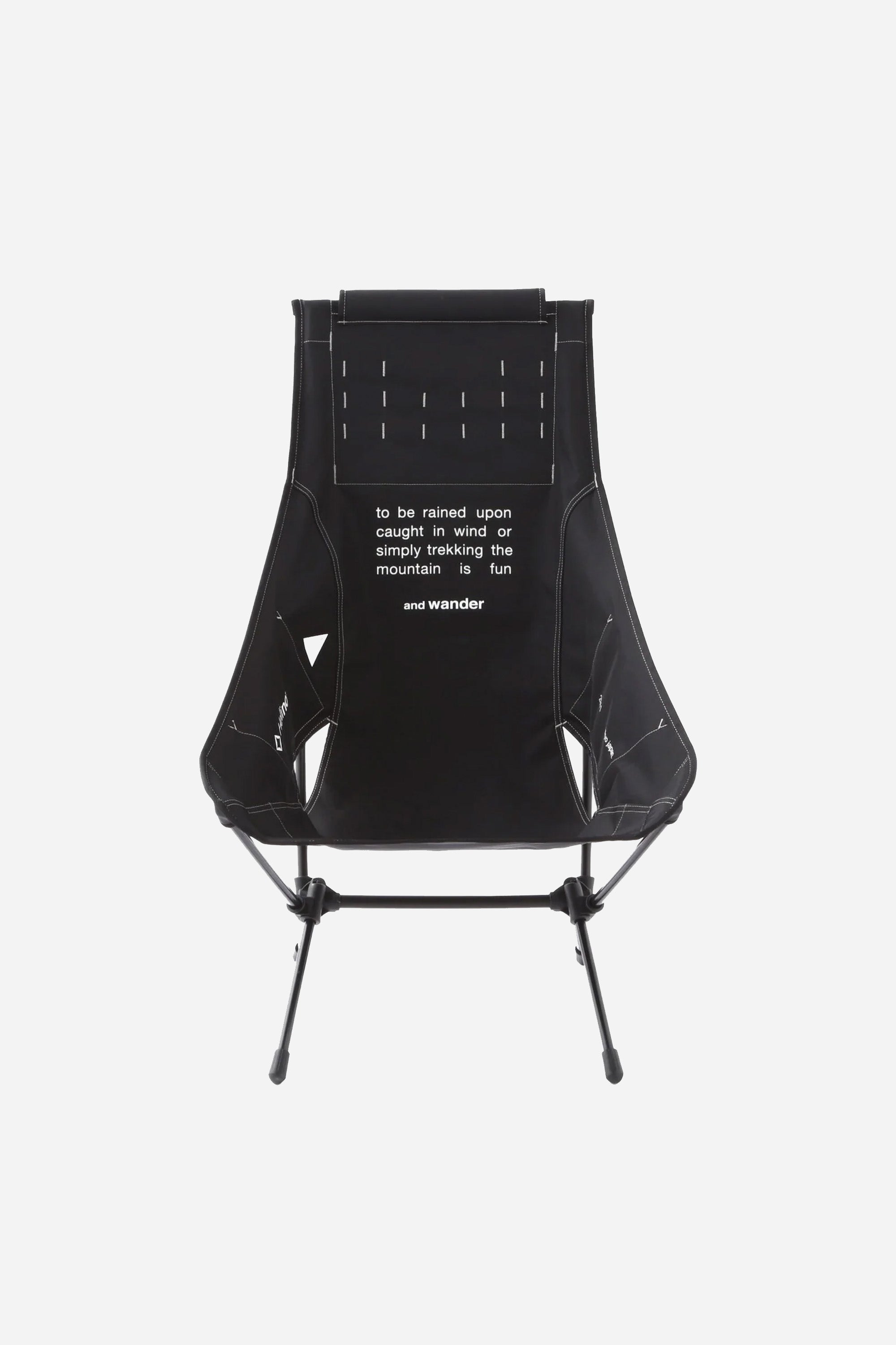 and Wander Folding Chair Two Black