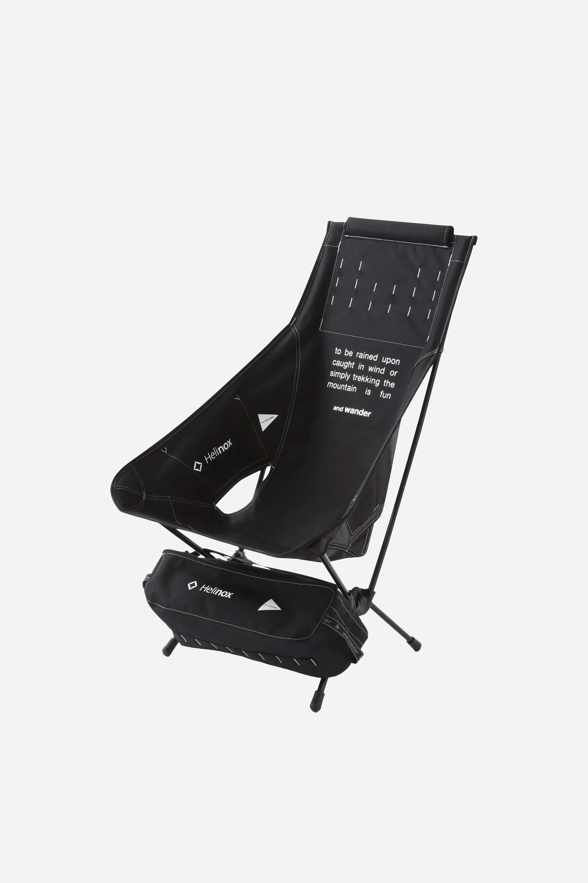 and Wander Folding Chair Two Black