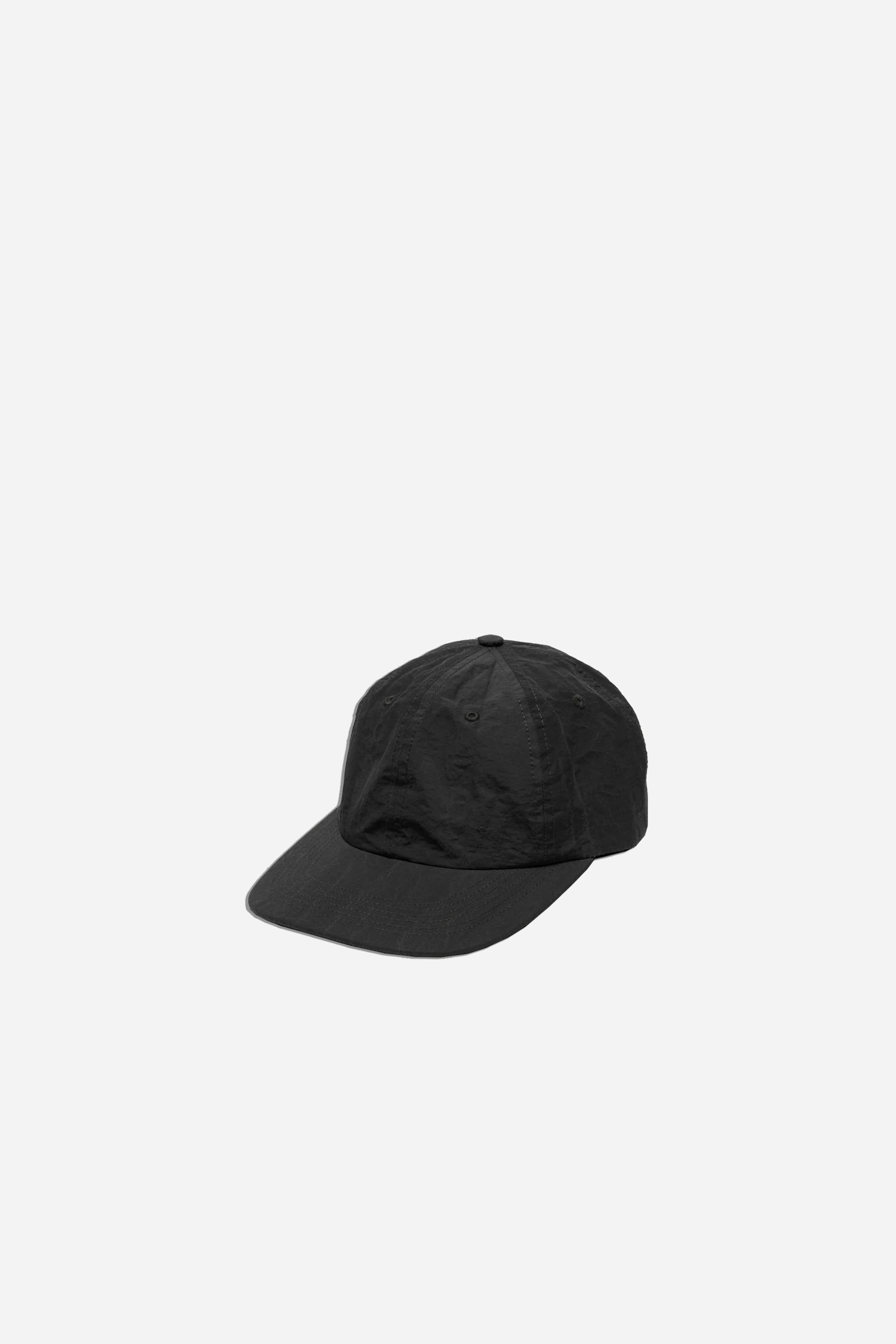 Salt Nylon 6 Panel Cap Black