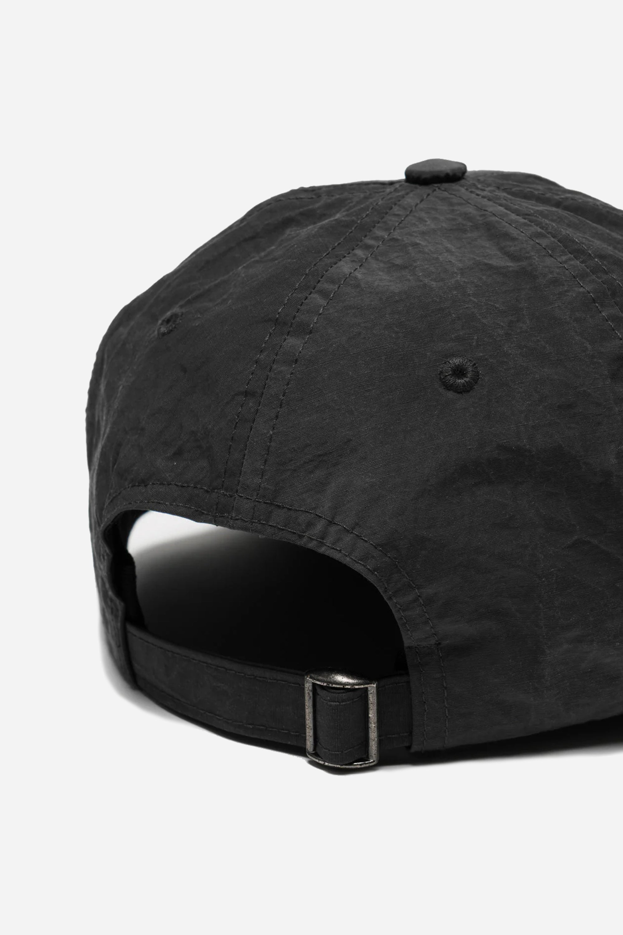 Salt Nylon 6 Panel Cap Black