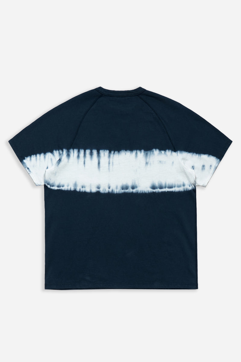 Cover Stitch T-Shirt Tie Dye Dark Navy