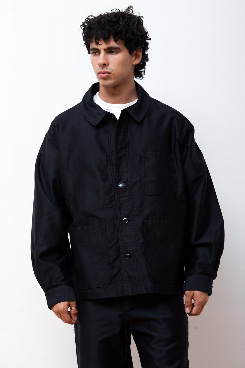 Moleskin Wide Coveralls Black