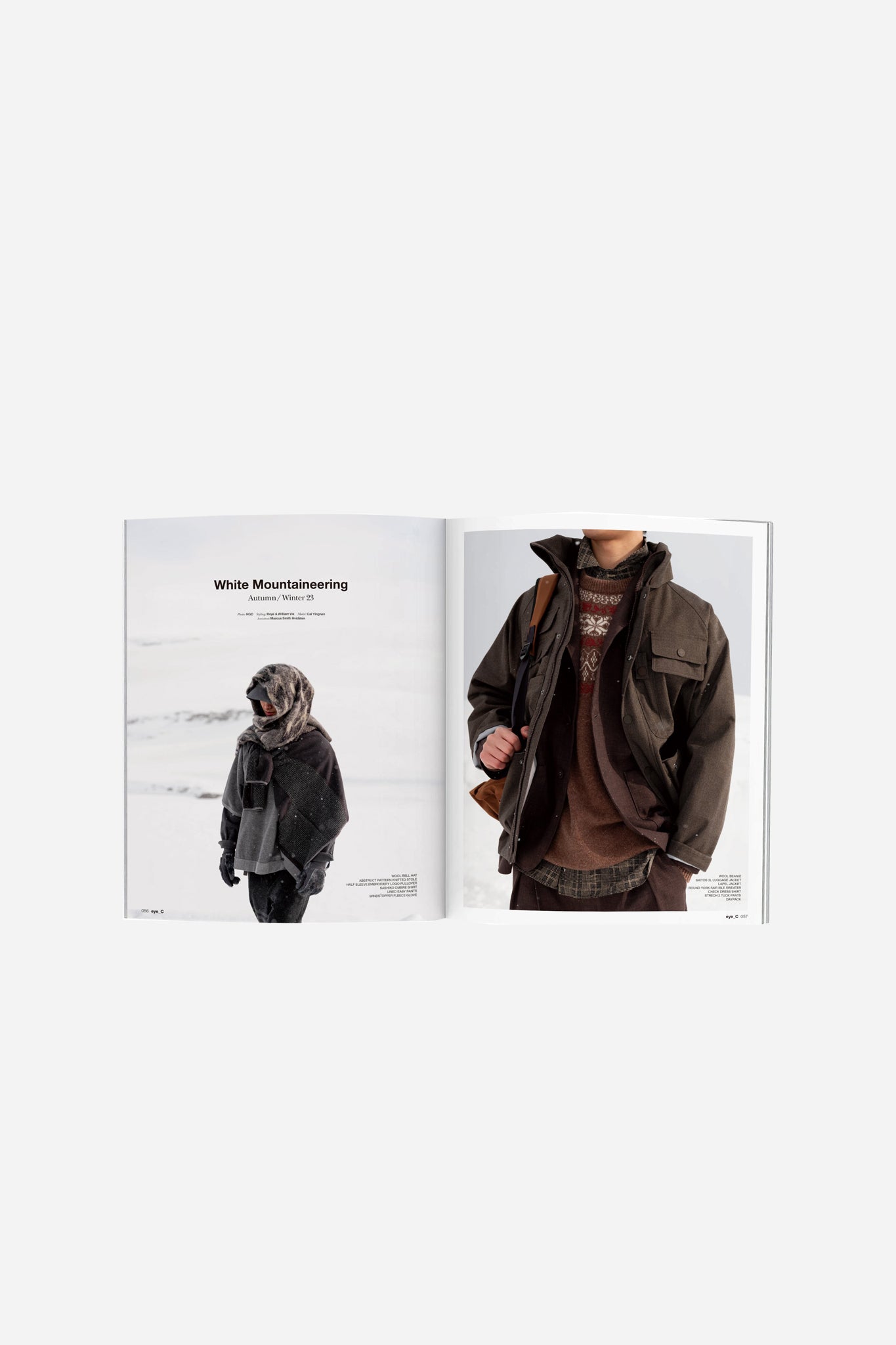 eye-C No.09 'Winter Sun' Cover 1 White Mountaineering