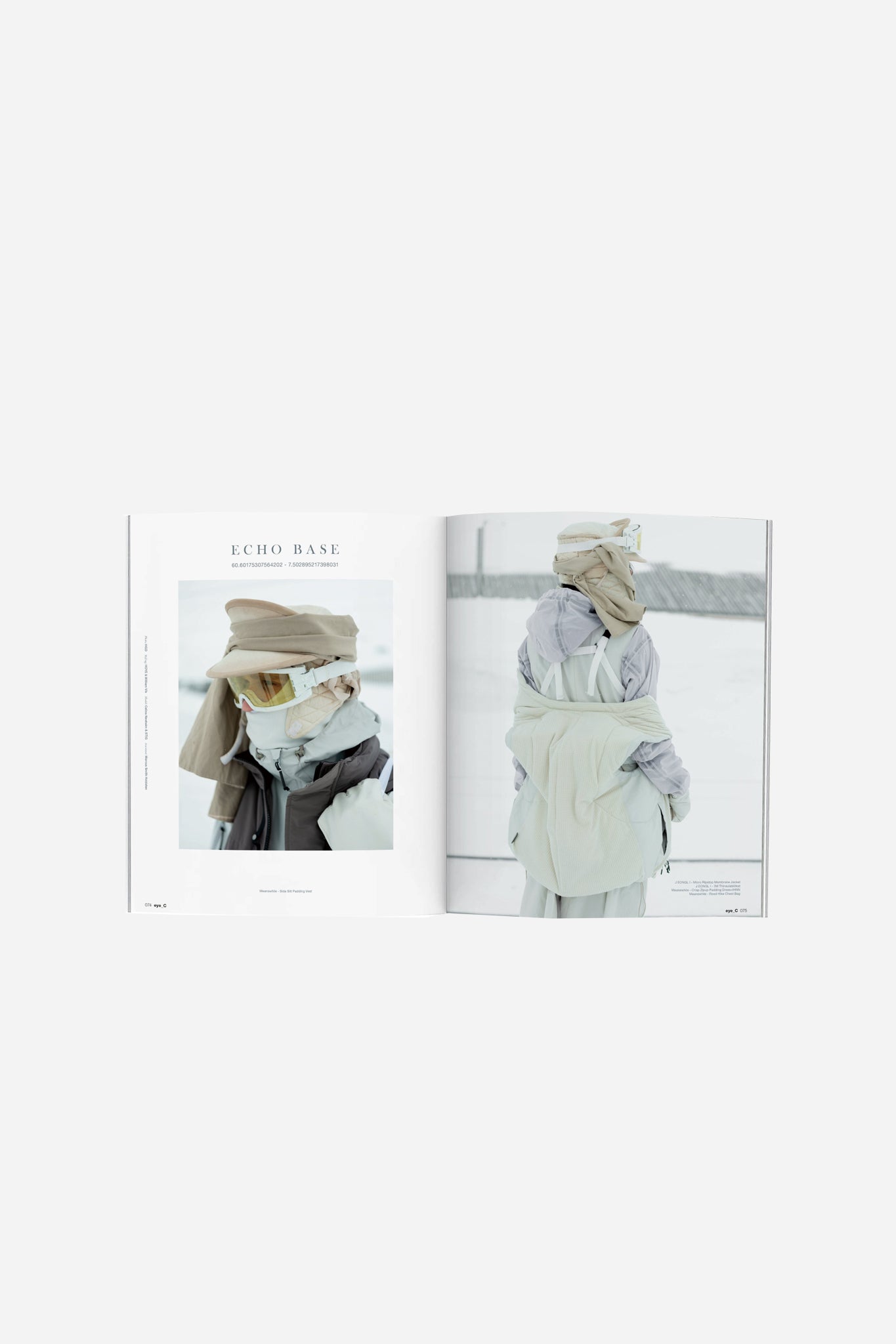 eye-C No.09 'Winter Sun' Cover 1 White Mountaineering