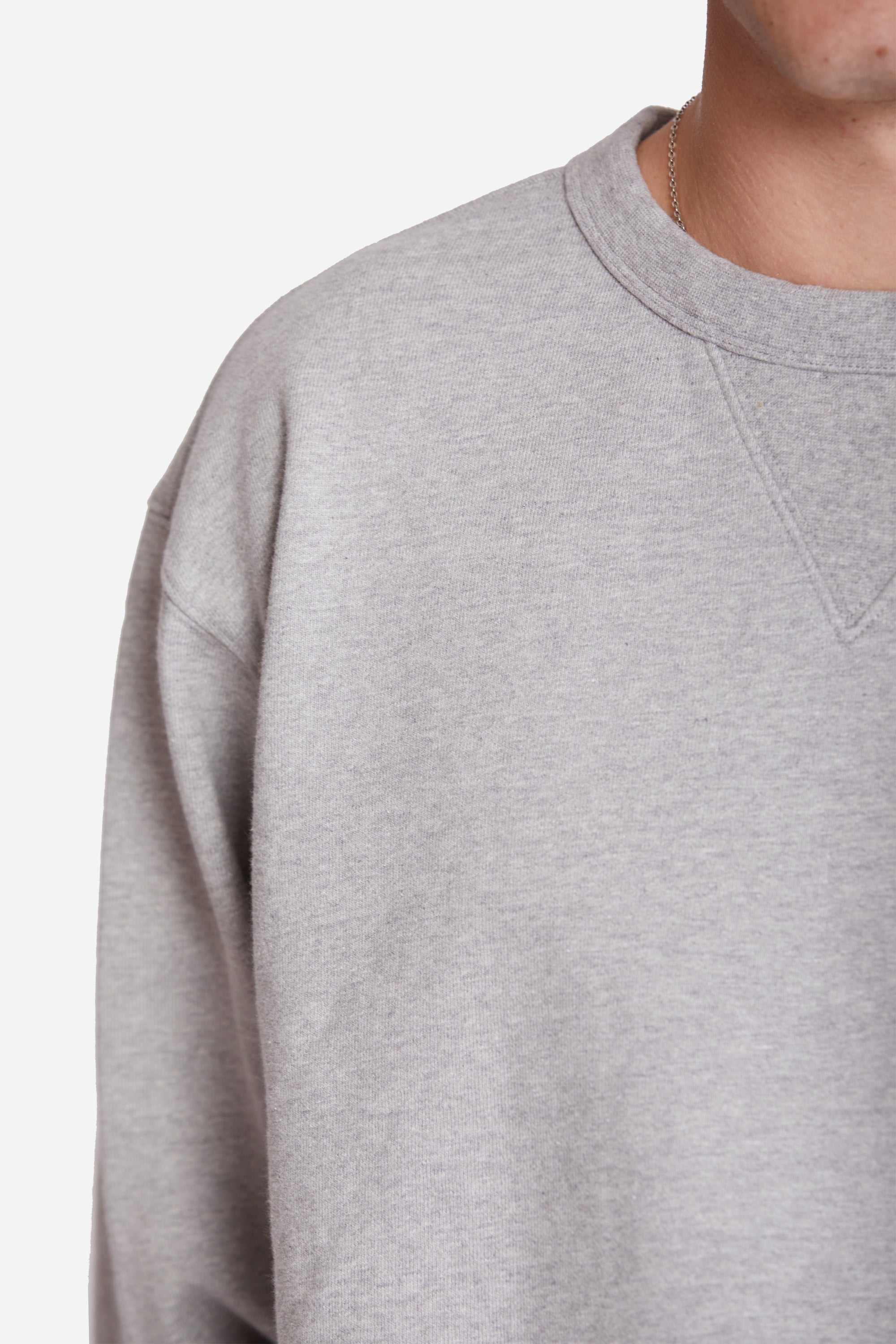 Sweat Shirt Melange Grey