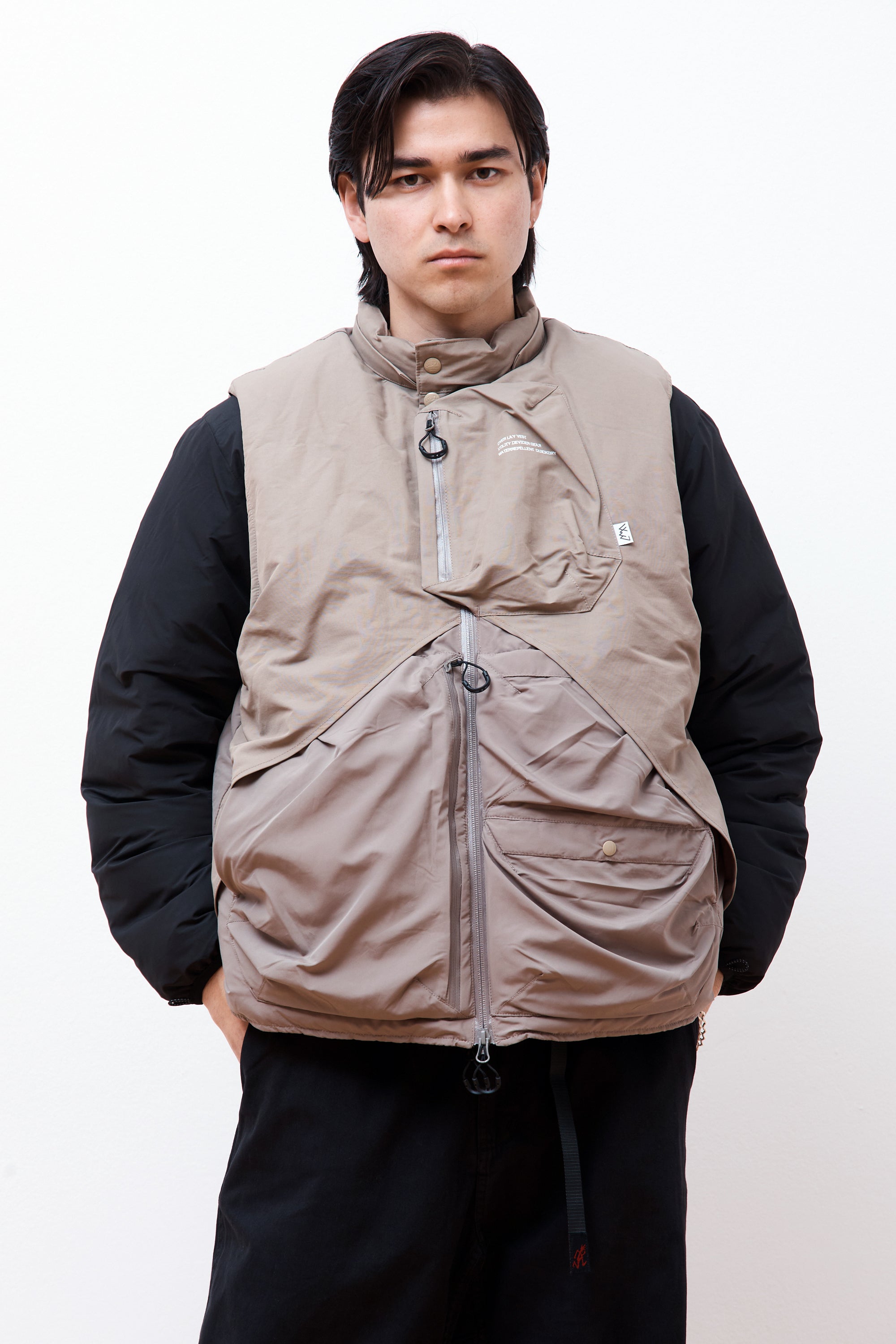 Overlay Down Vest D.Greige