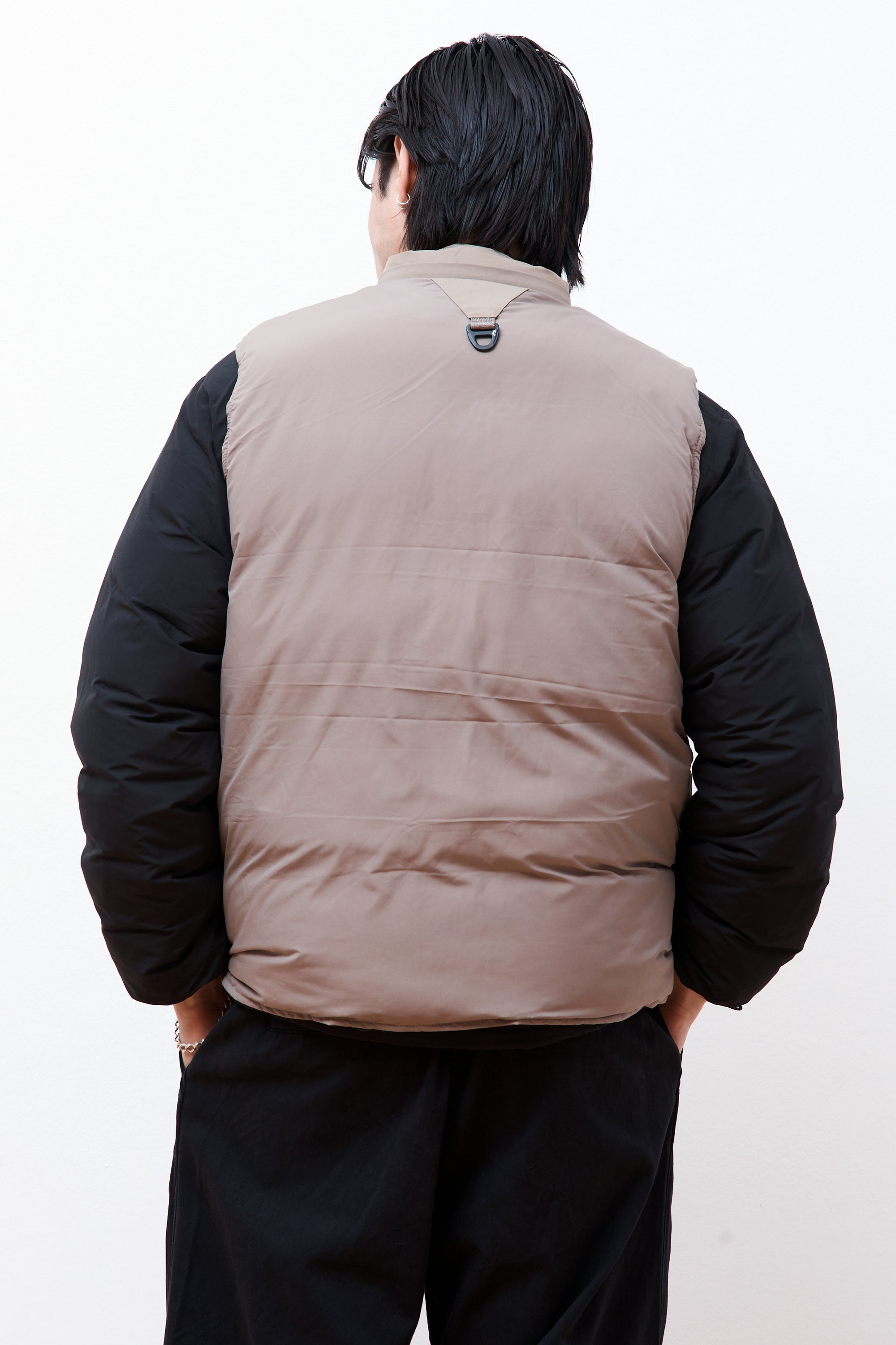 Overlay Down Vest D.Greige