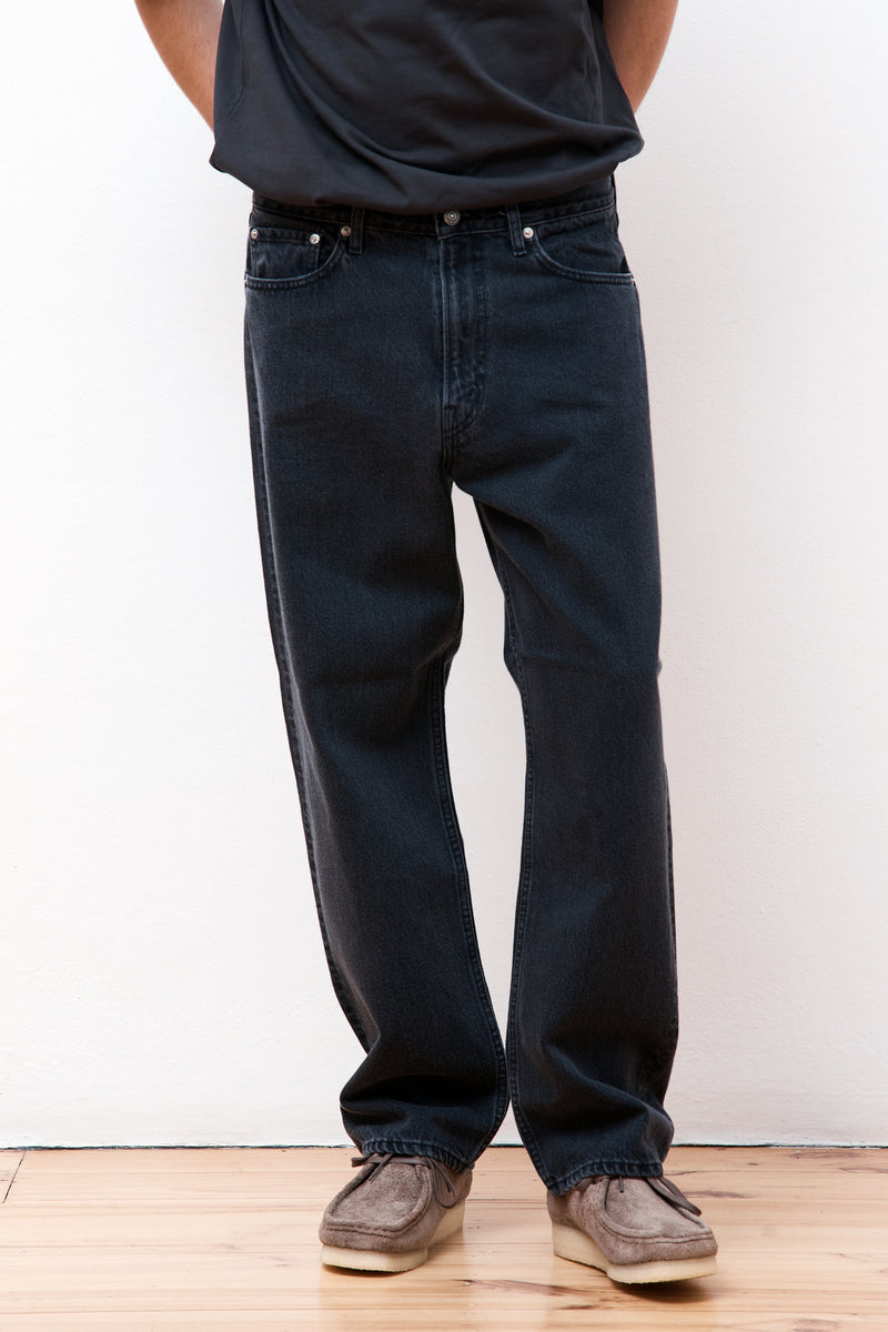 101 Dad's Fit Denim Pants Black Denim Stone