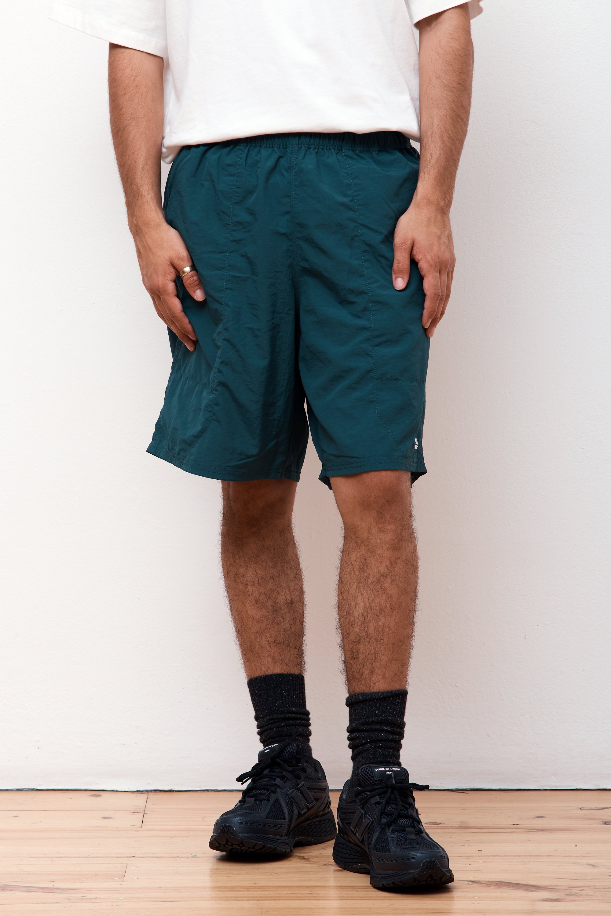 Nylon Shorts Green