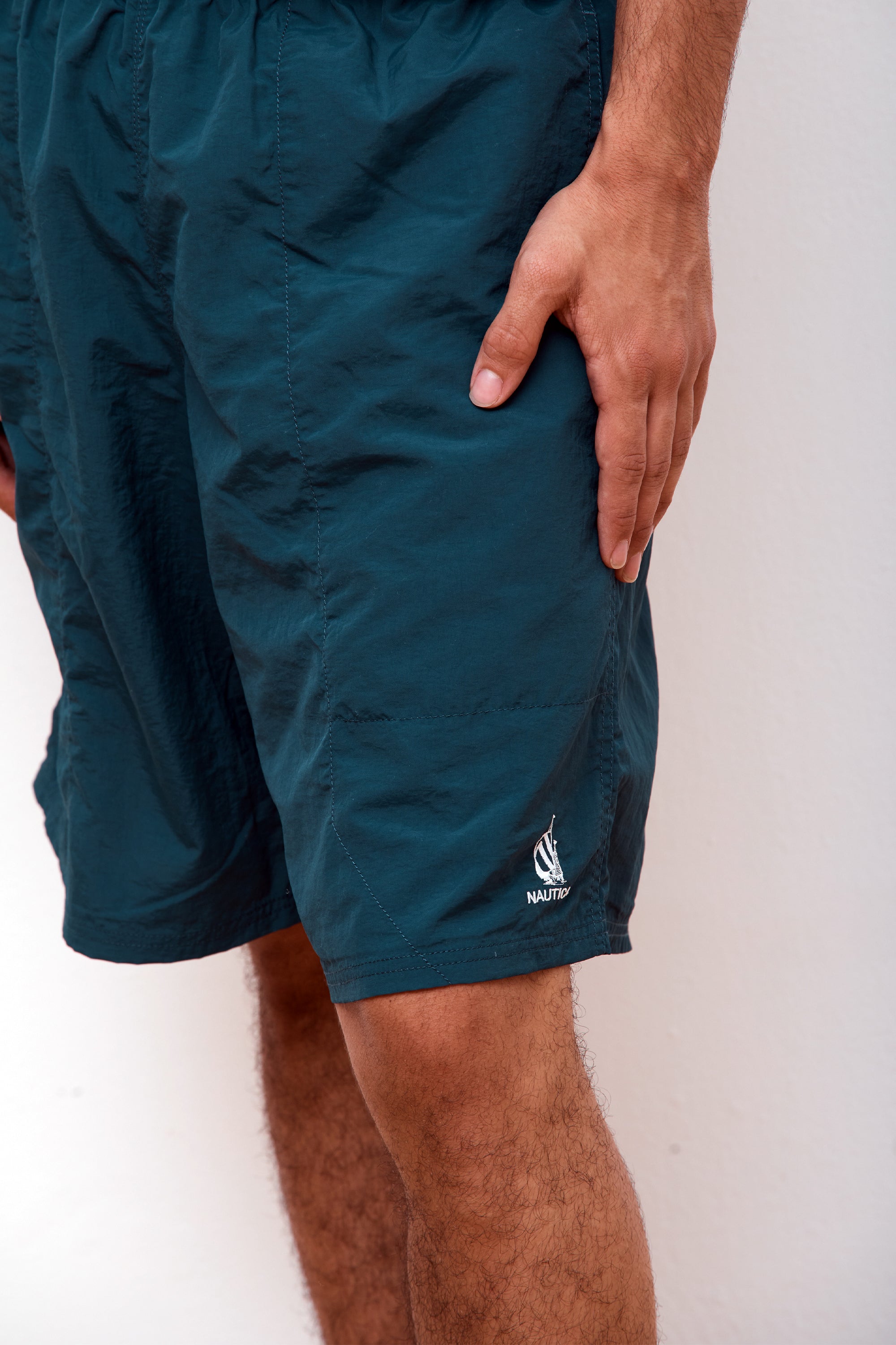 Nylon Shorts Green