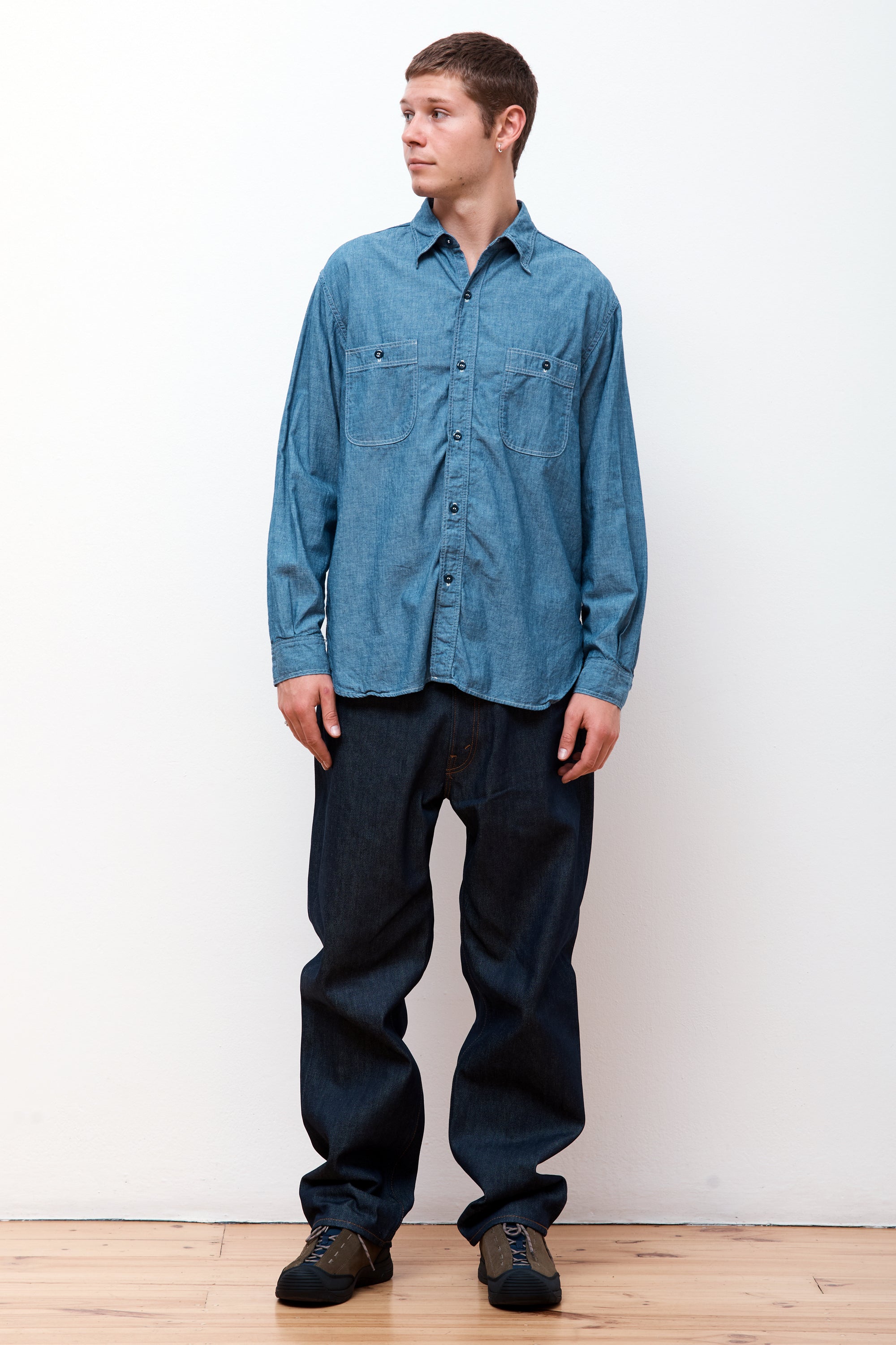 Vintage Fit Chambray Work Shirt Chambray