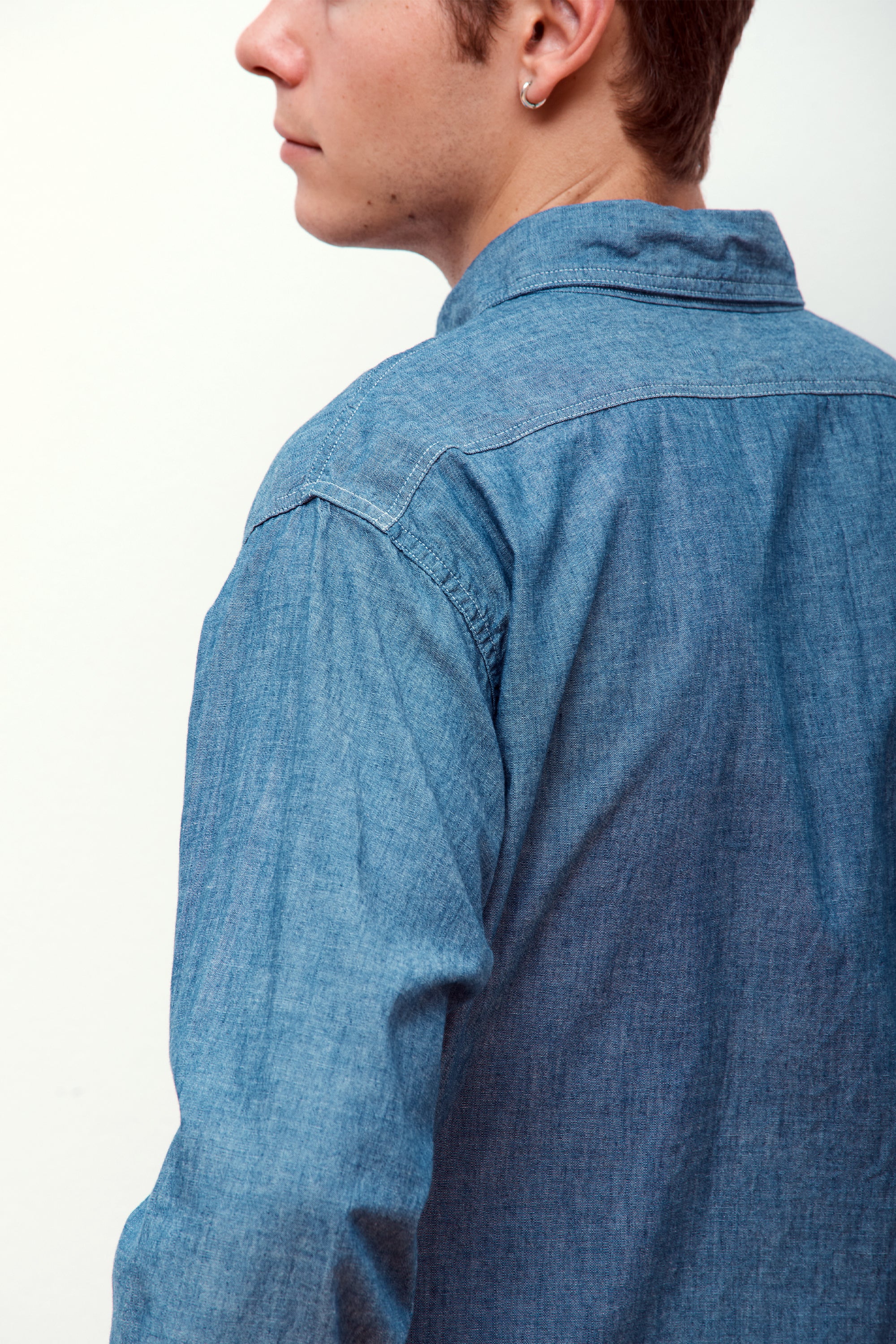 Vintage Fit Chambray Work Shirt Chambray