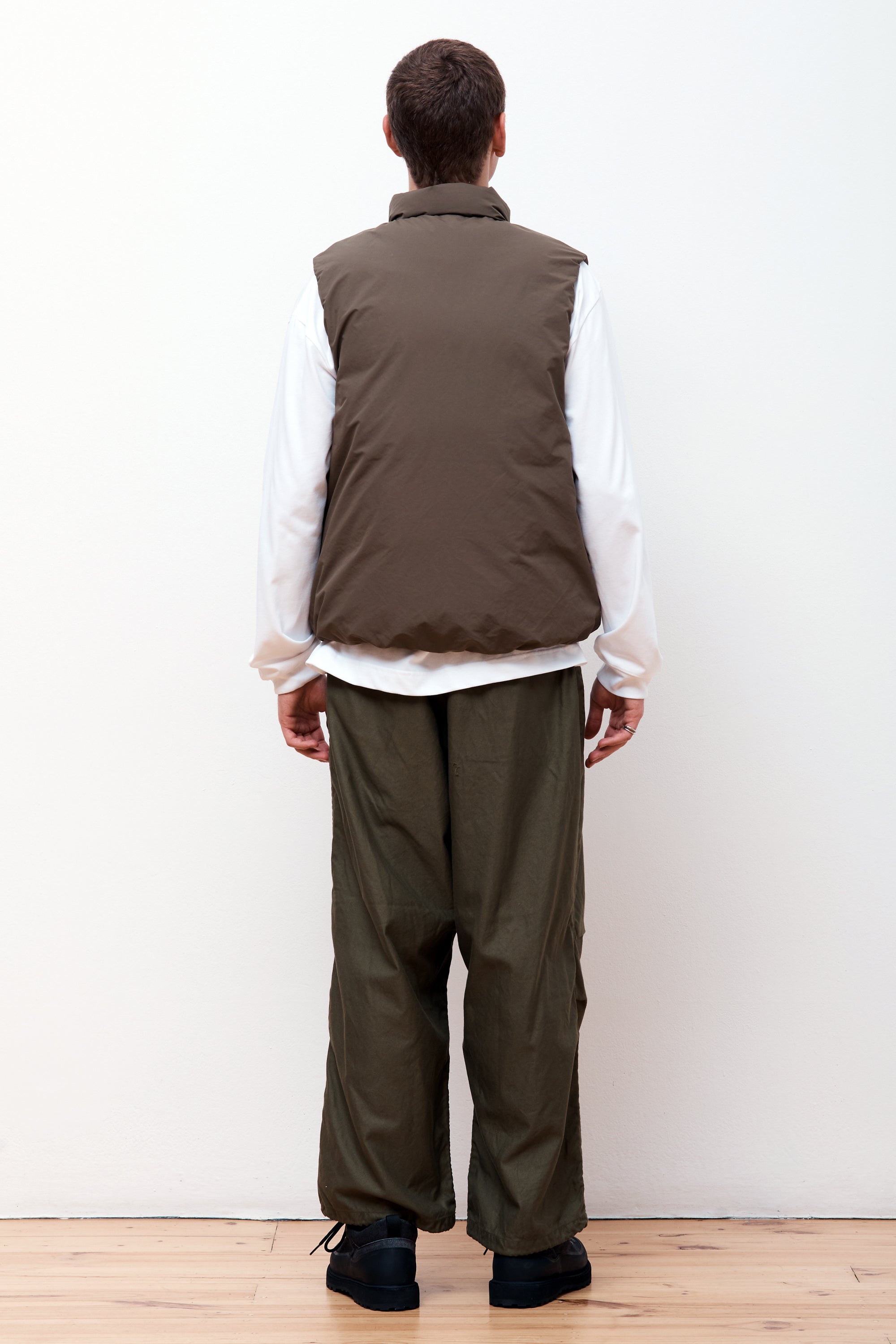 Matte Down Vest Olive