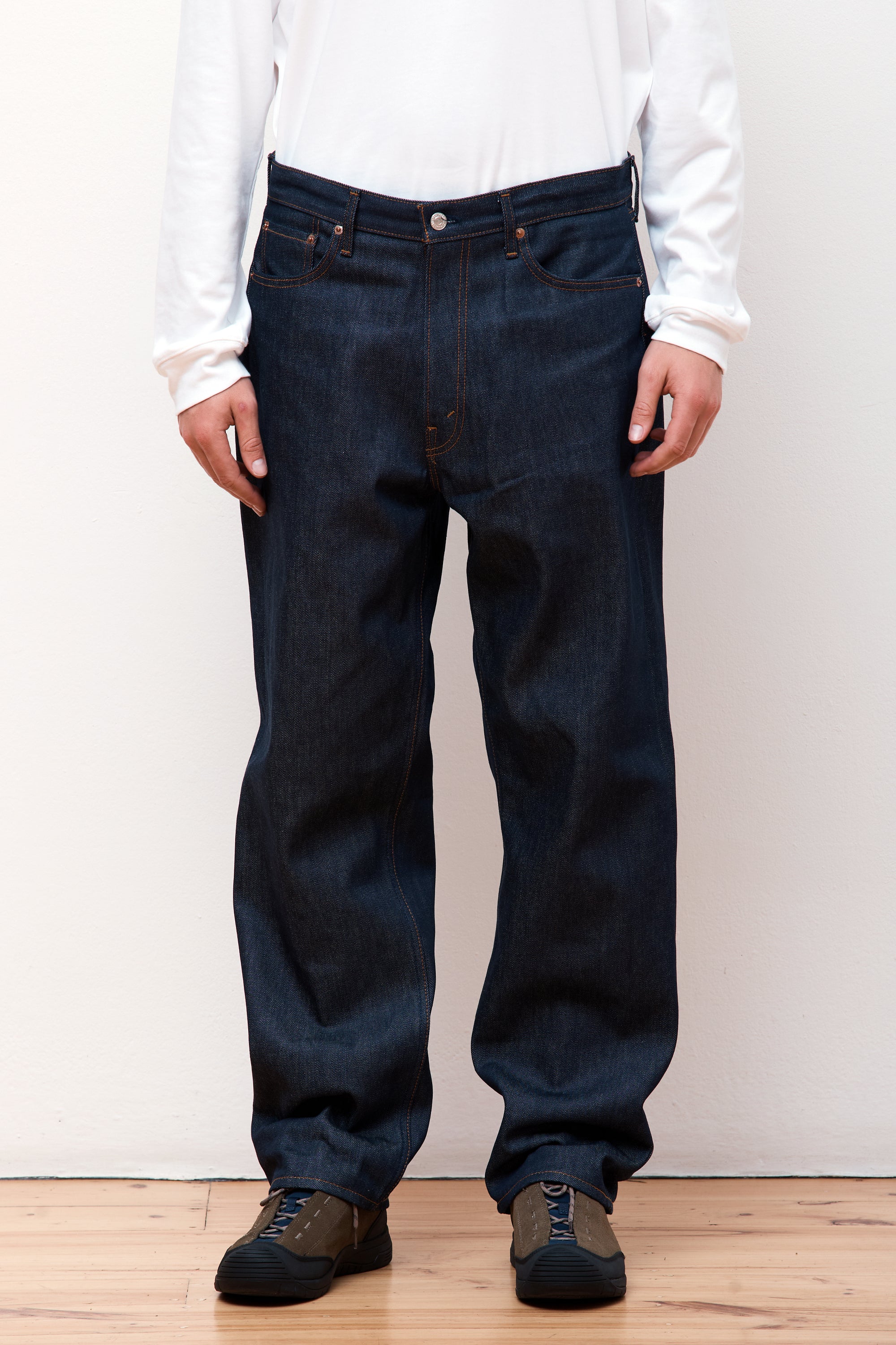 101 Dad's Fit Denim Pants Rigid