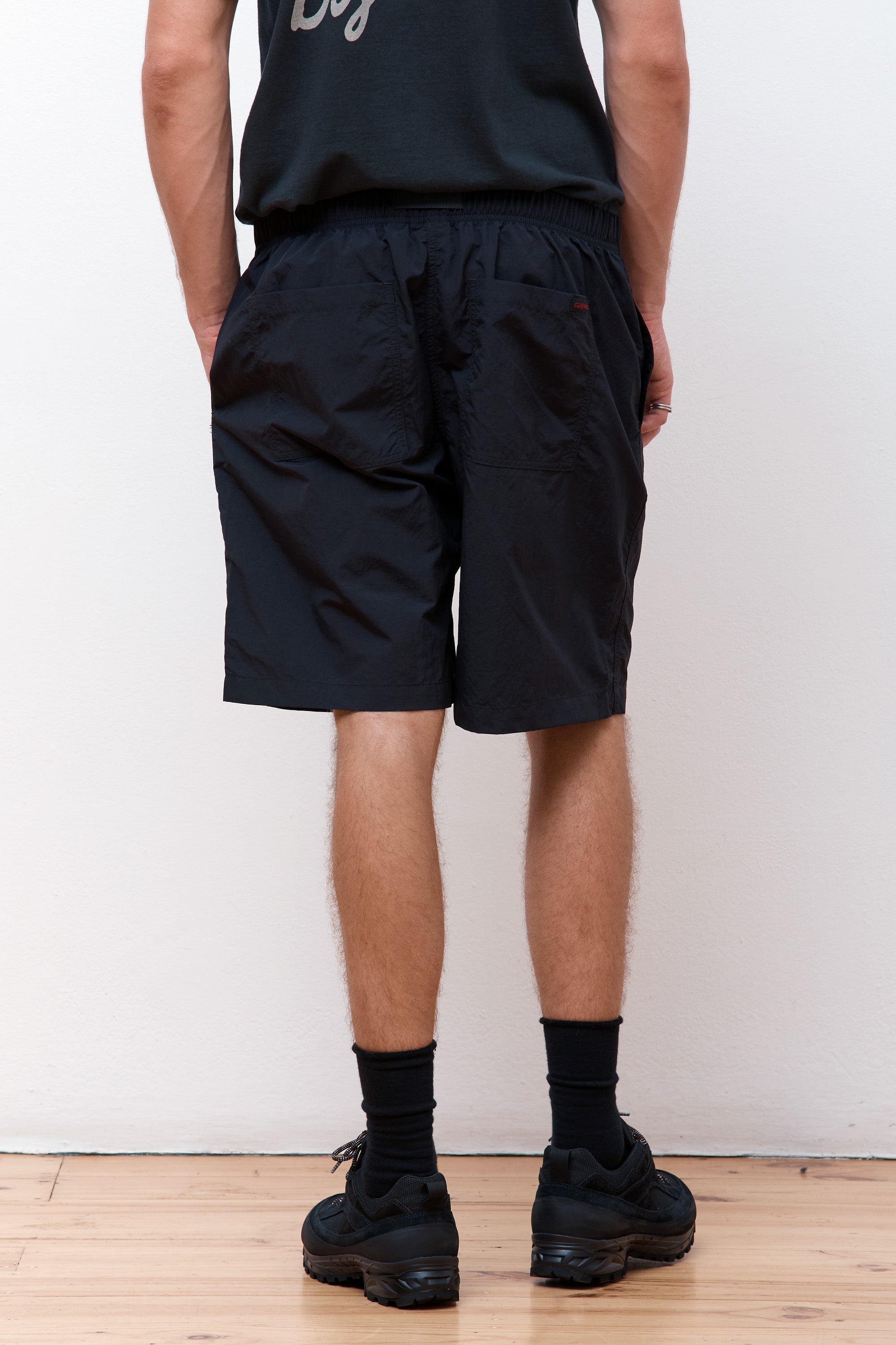 Nylon Loose Short Black