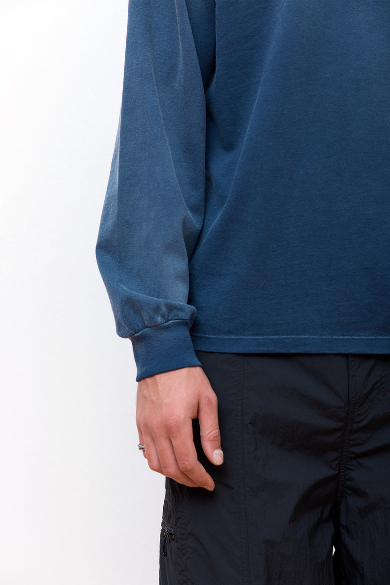 Sunbleached Temple LS Tee Navy