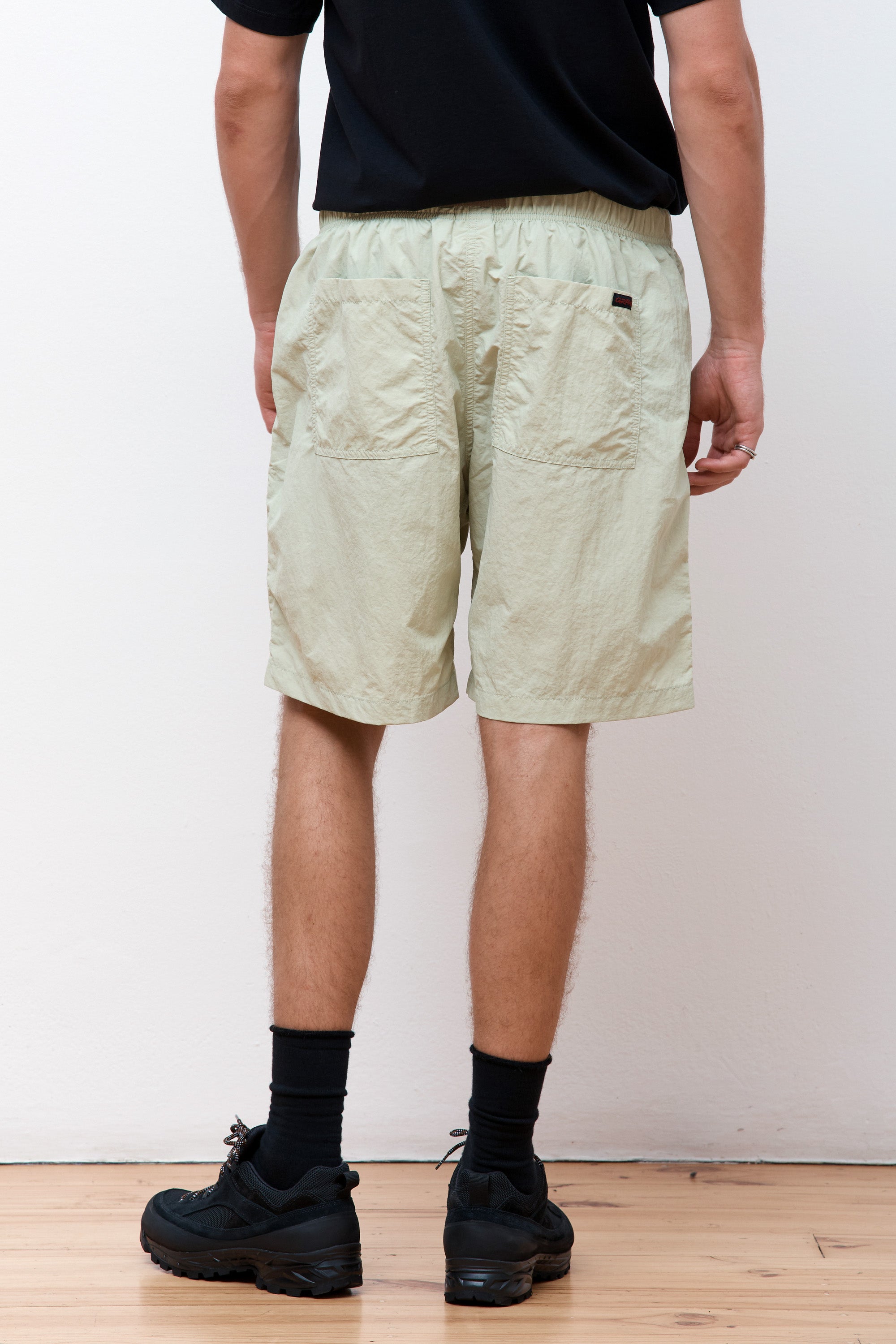 Nylon Loose Short Lime