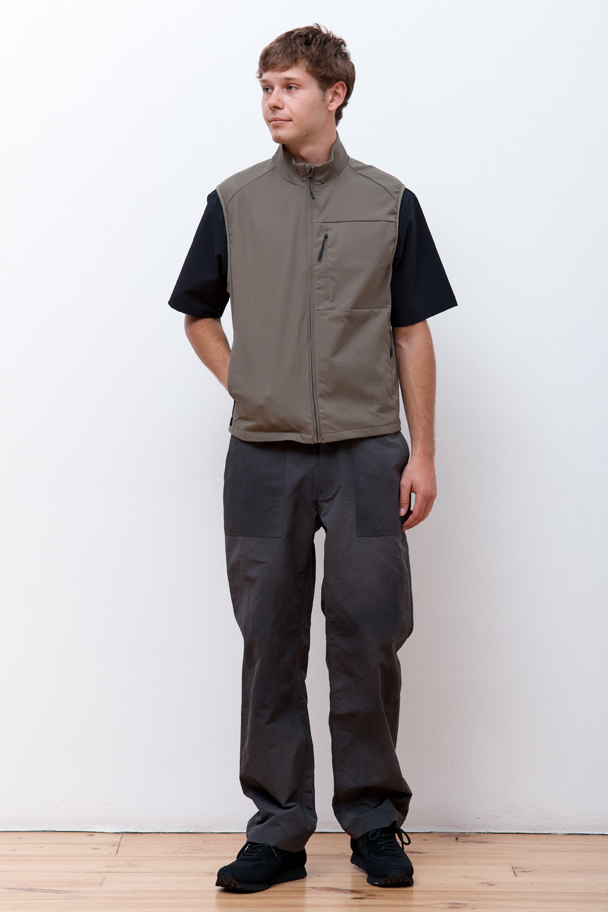 Birkholm Solotex Twill Vest Sediment Green