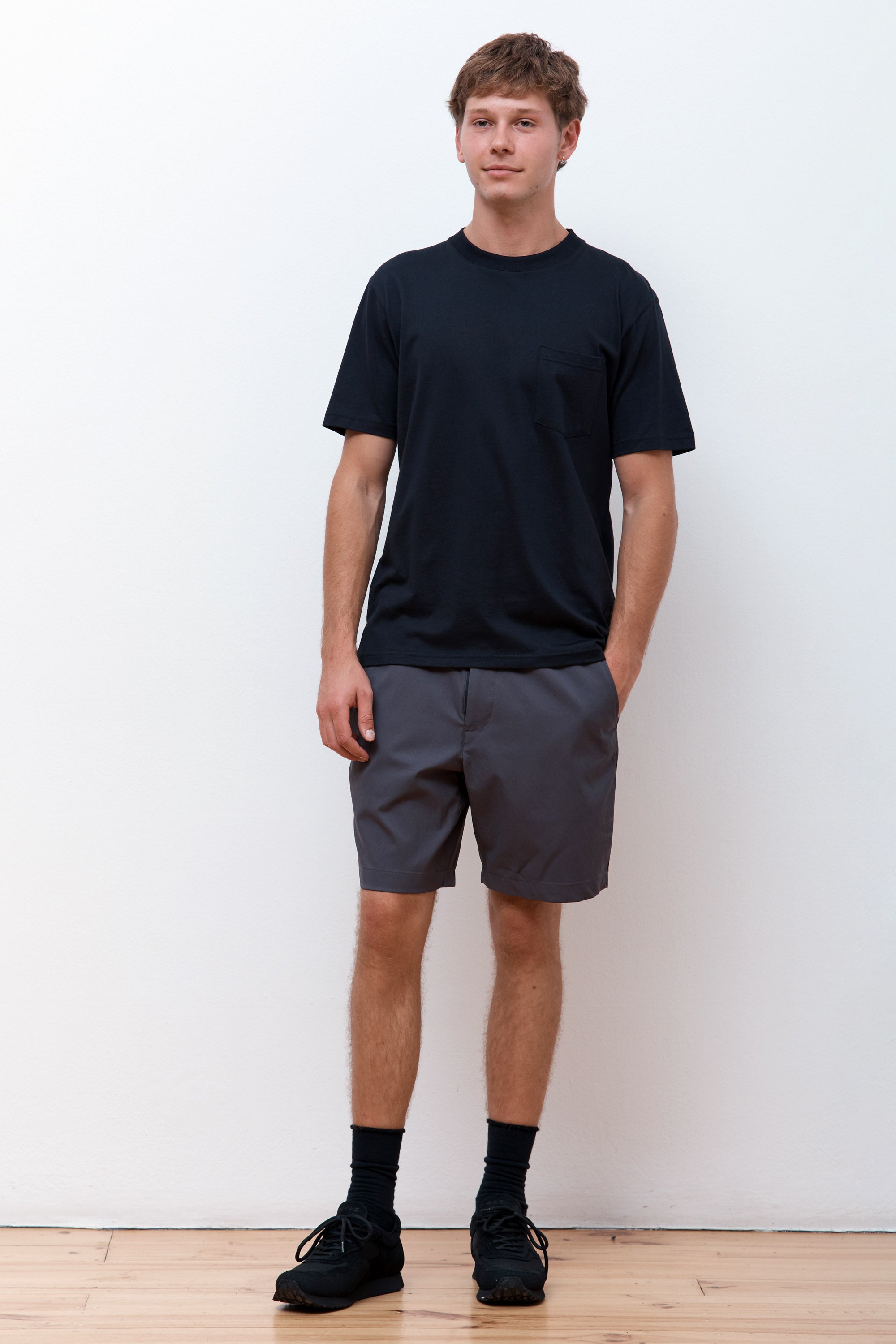 Ezra Solotex Shorts Battleship Grey