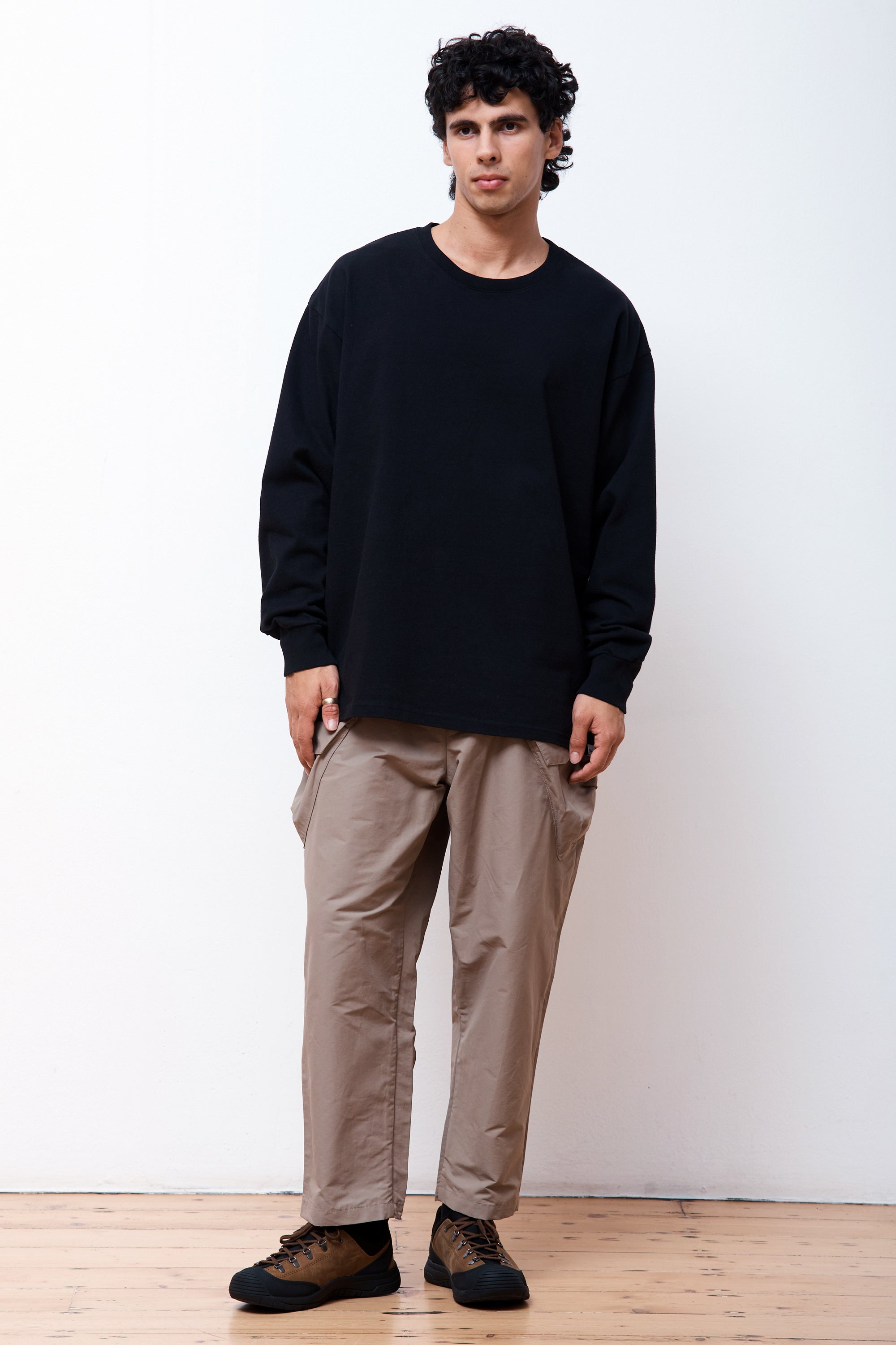 Slow Dry Tee LS Black