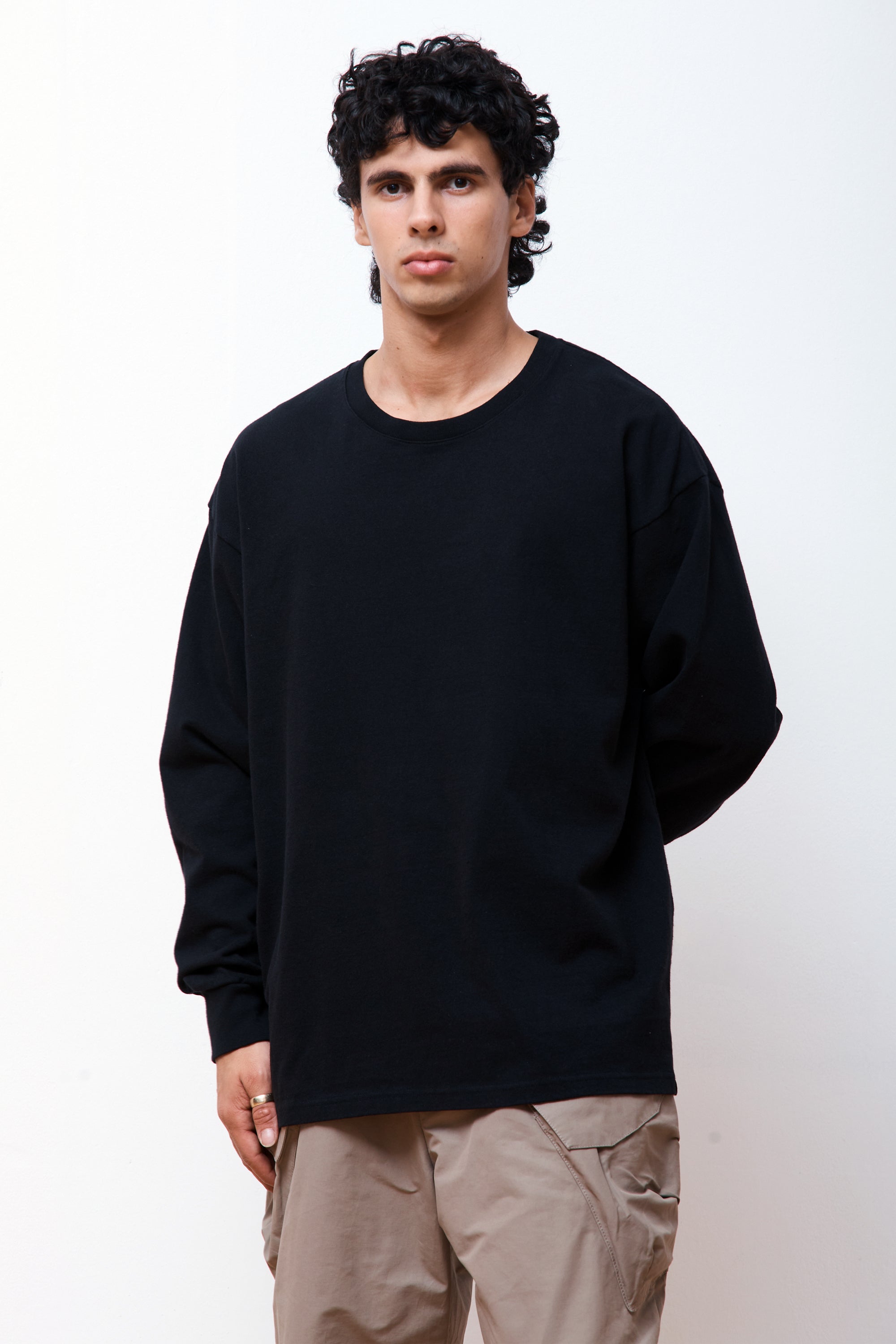 Slow Dry Tee LS Black