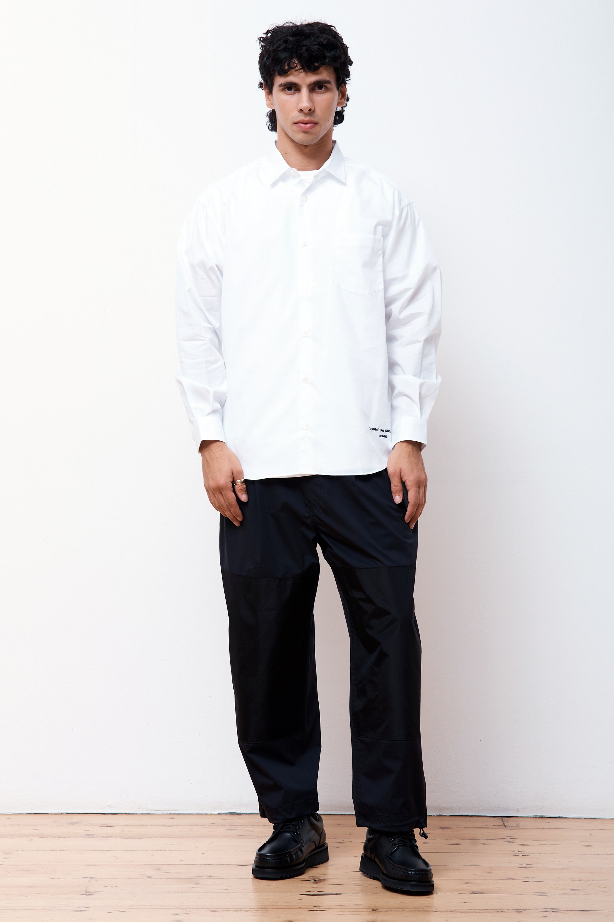 Belted Technical Pant Black