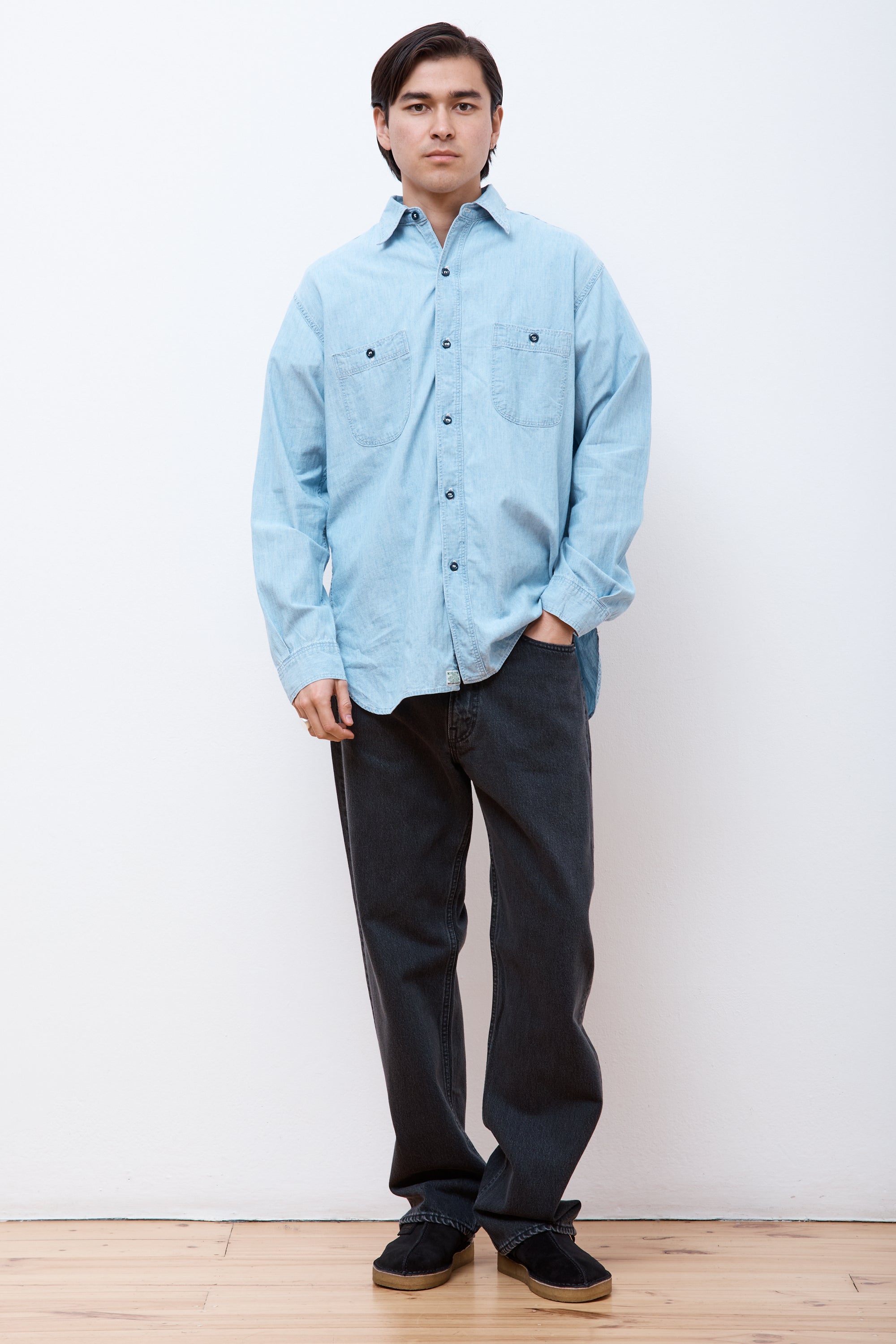 Vintage Fit Chambray Work Shirt