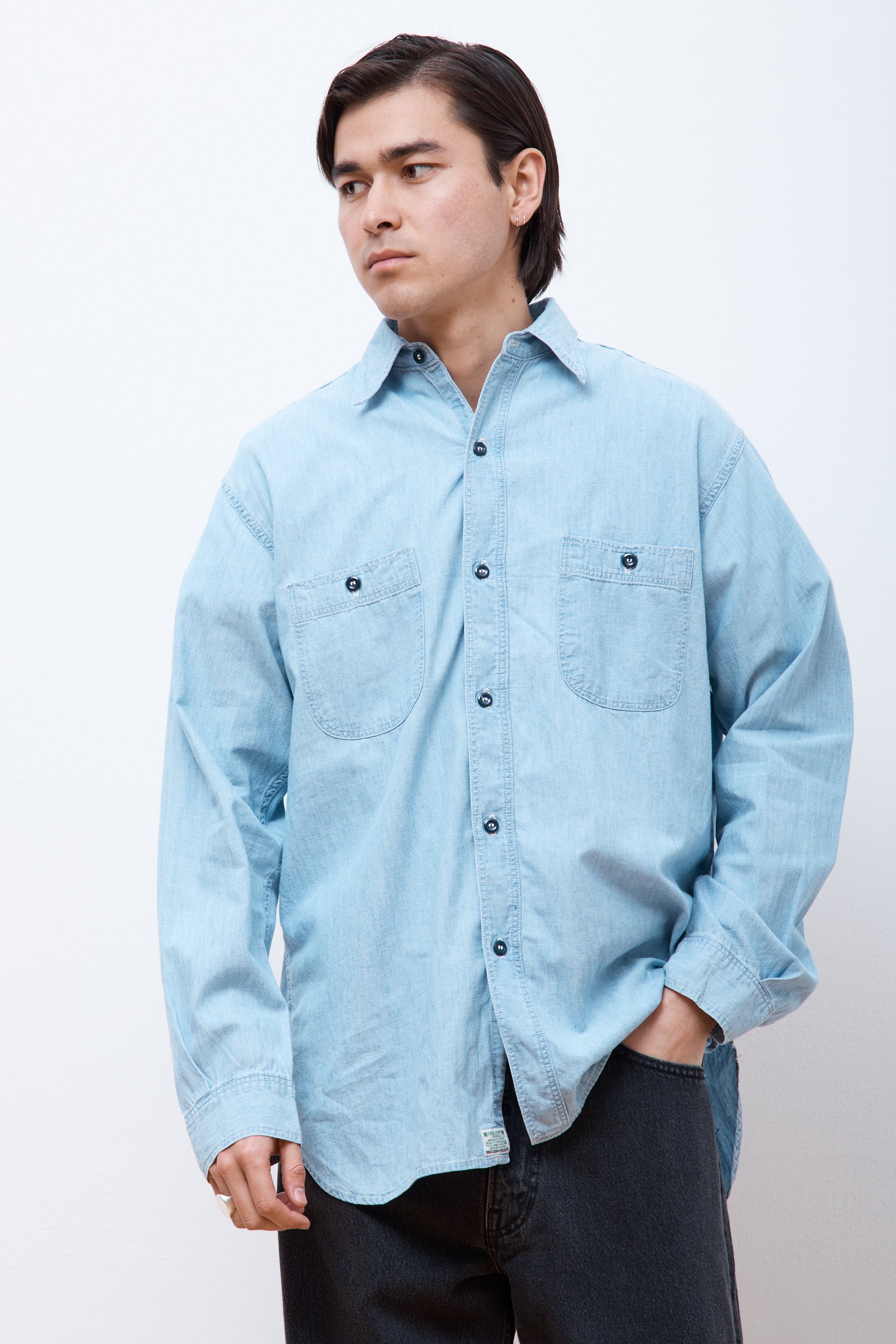 Vintage Fit Chambray Work Shirt