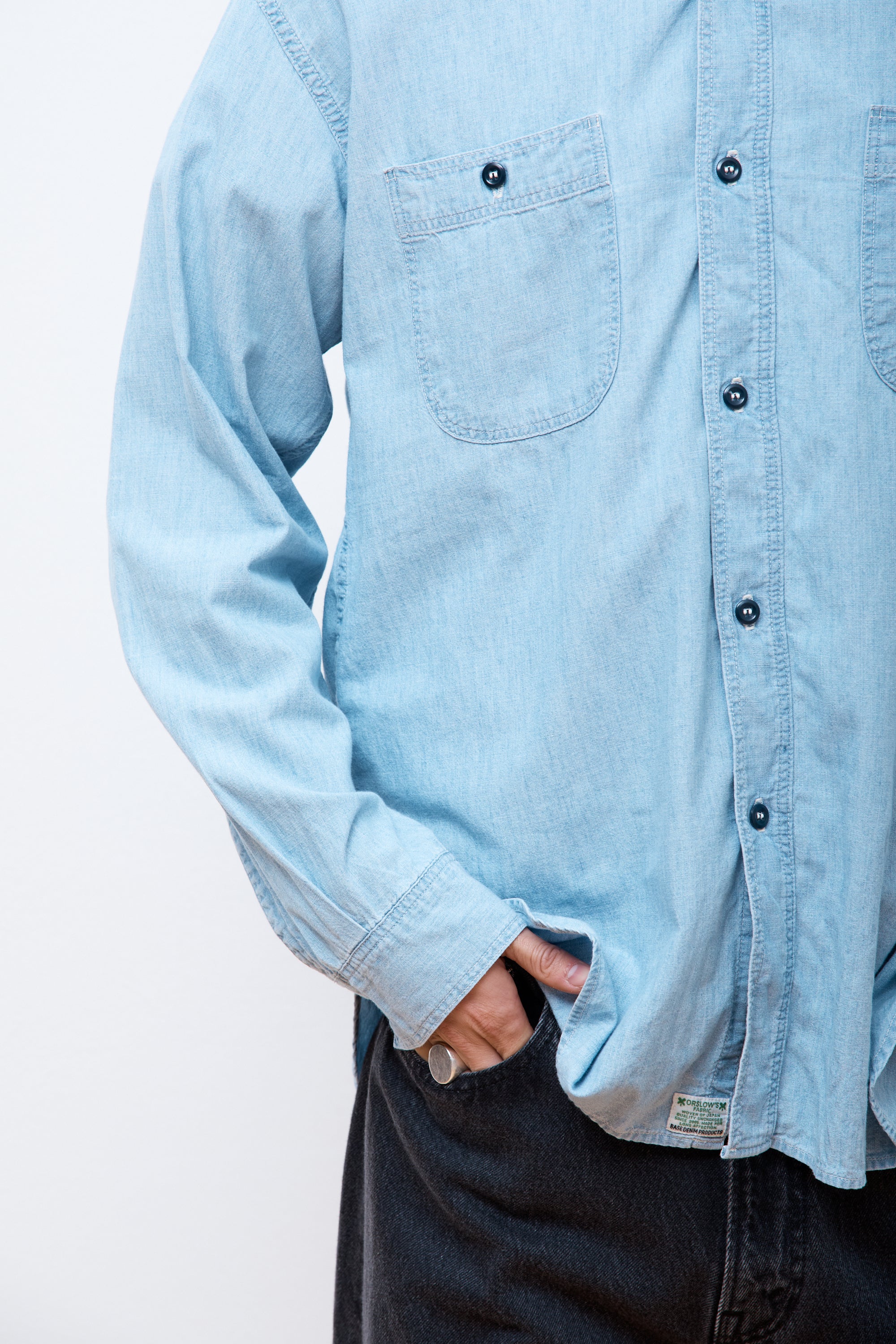 Vintage Fit Chambray Work Shirt