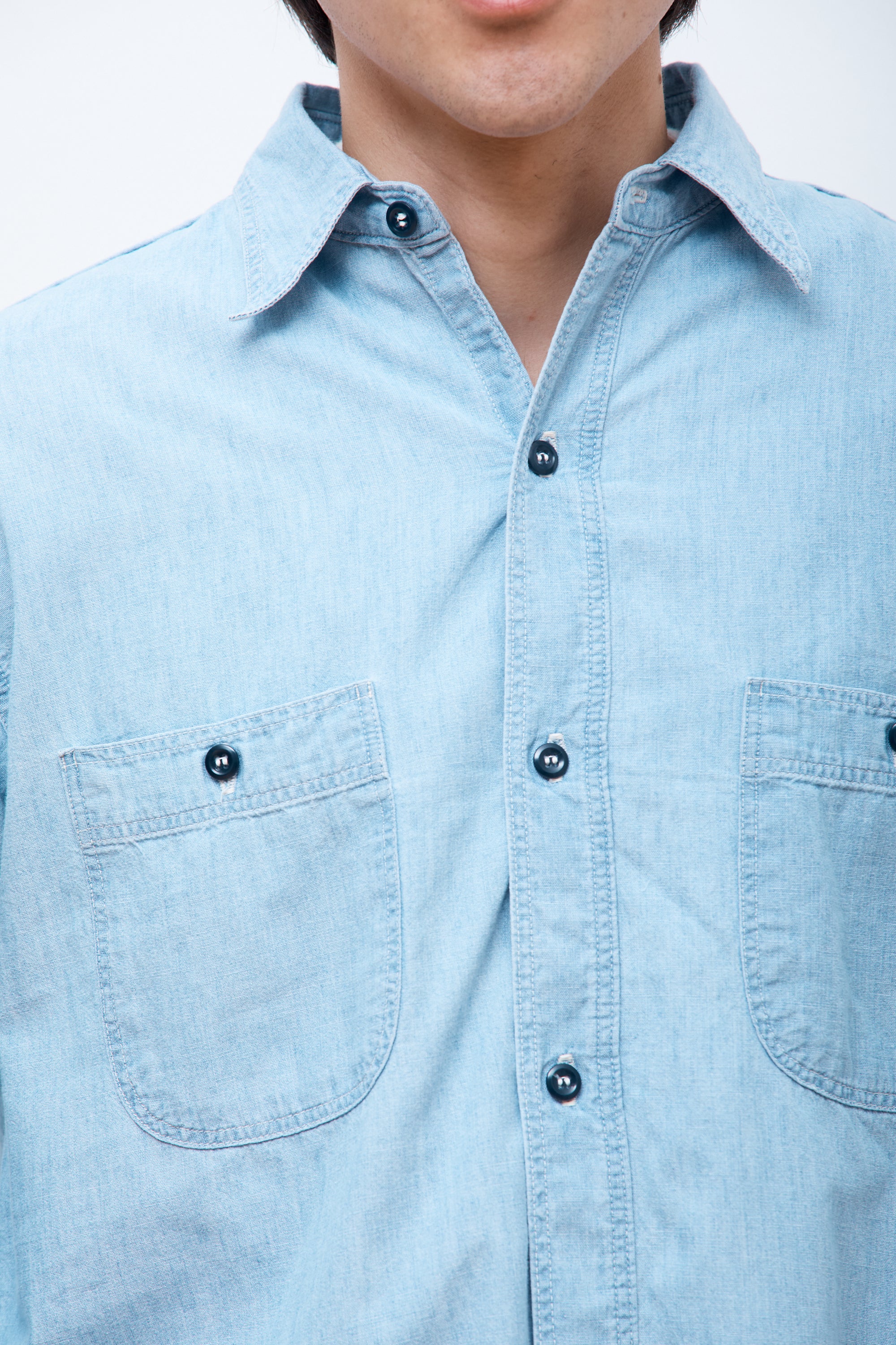 Vintage Fit Chambray Work Shirt