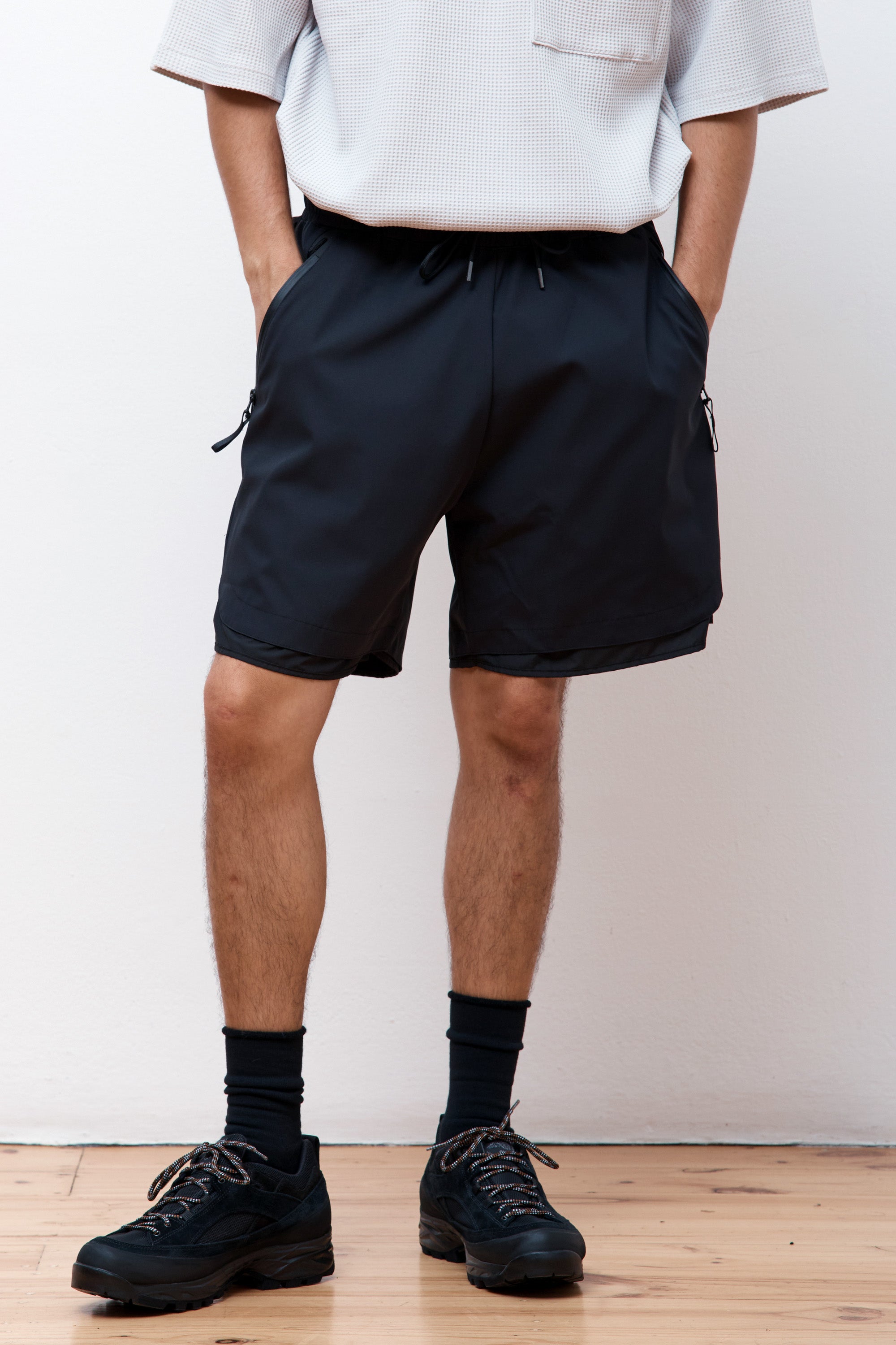 Tech Commuter Shorts Off Black