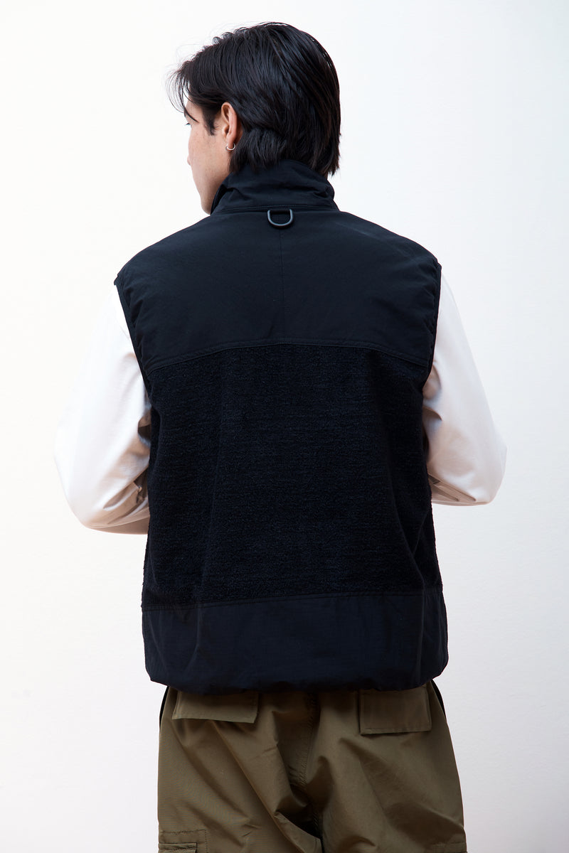 Fleece Technical Vest Black