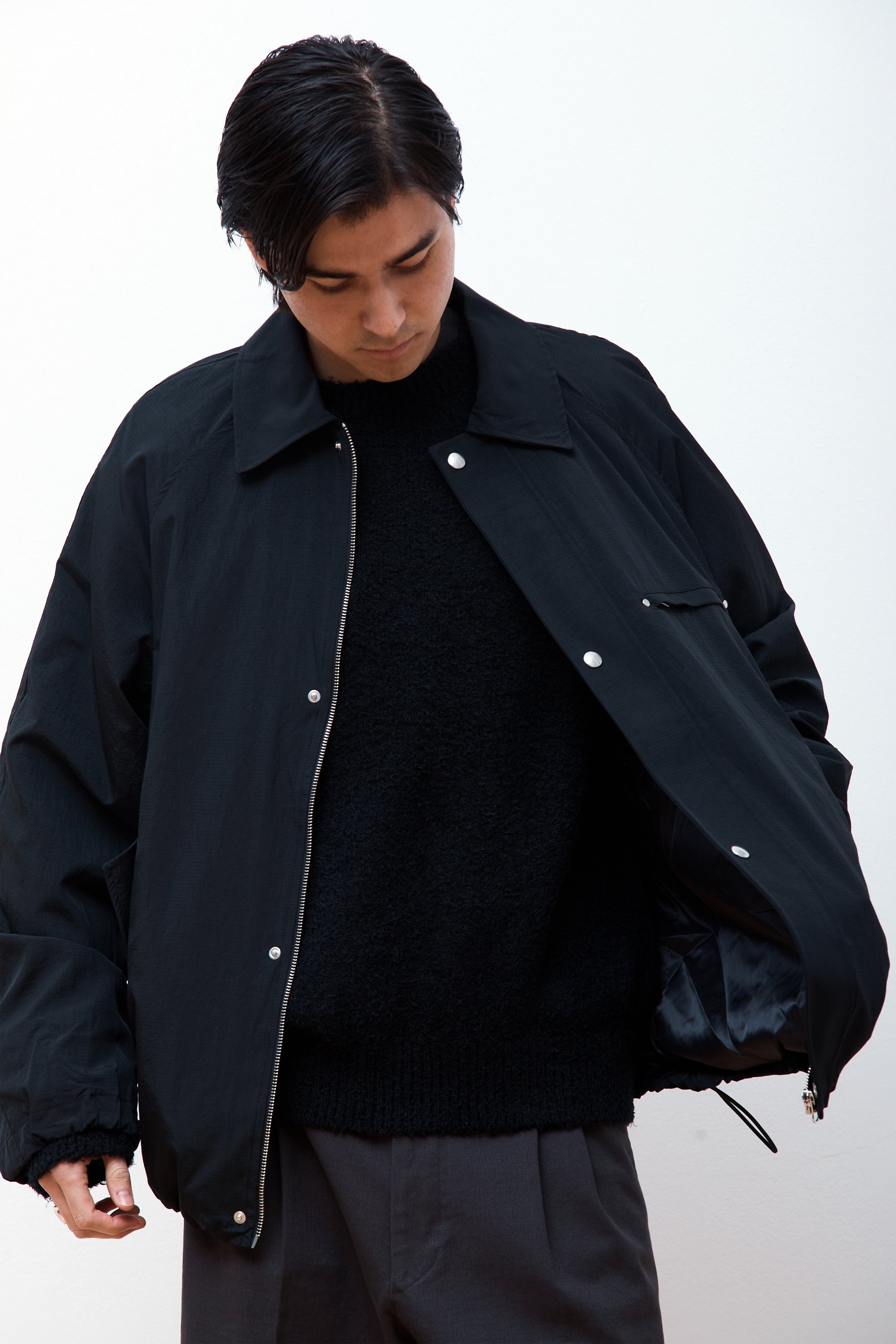 Prestige Jacket Recycled Black Ripstop