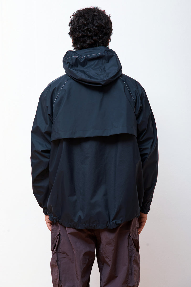 Norse Store  Shipping Worldwide - And Wander Loose Fitting Rain Jacket -  Navy